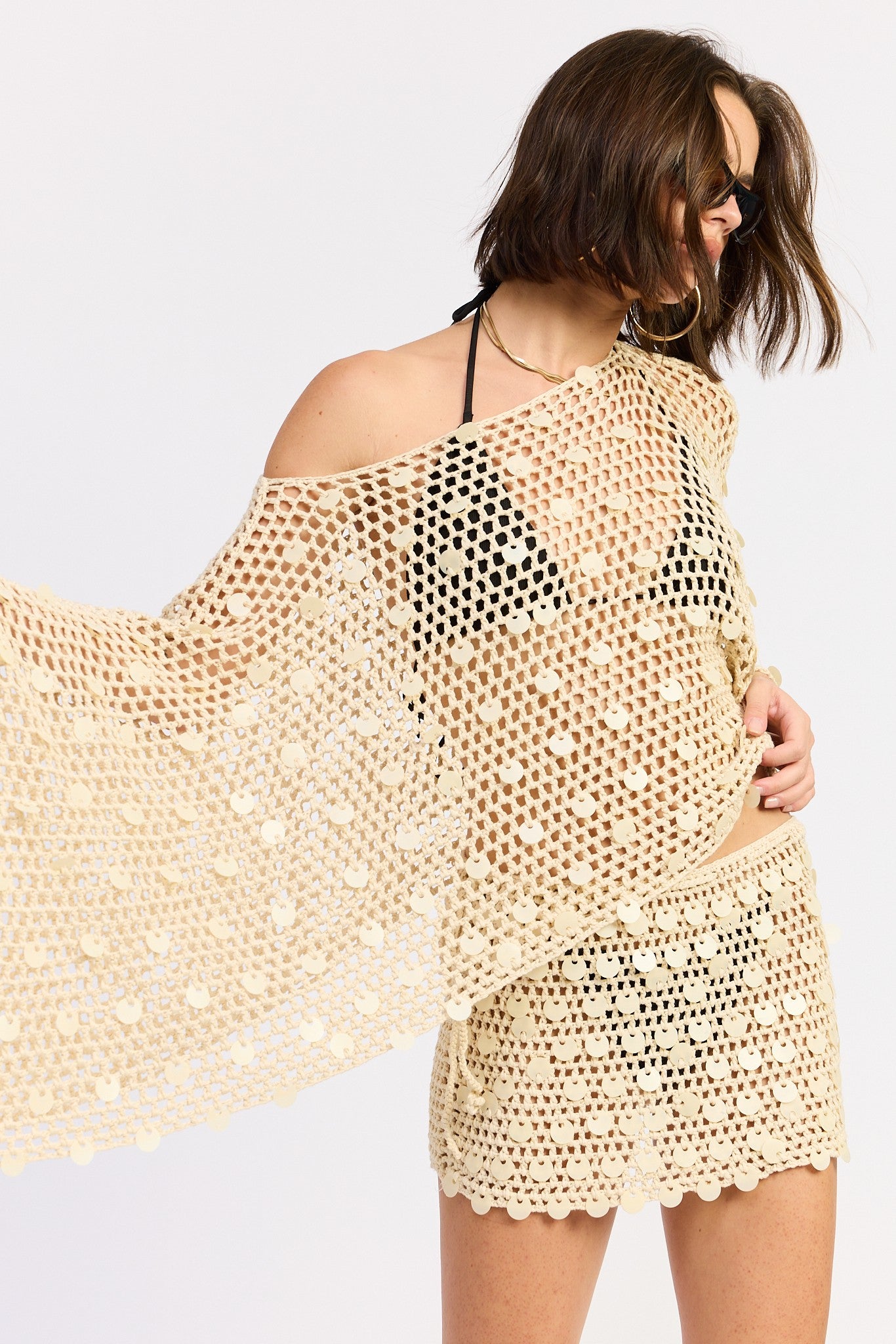 St. Lucia Crochet Poncho