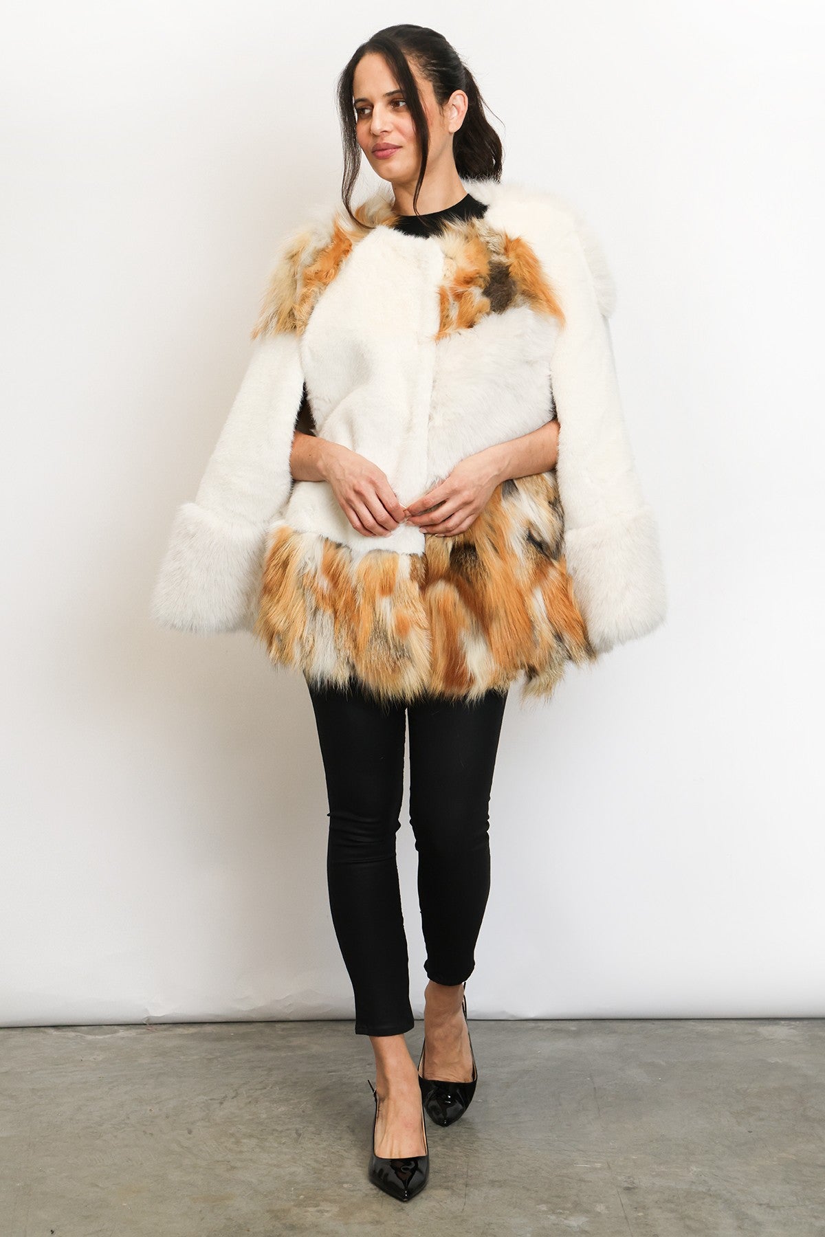 Juno Faux Fur Cape