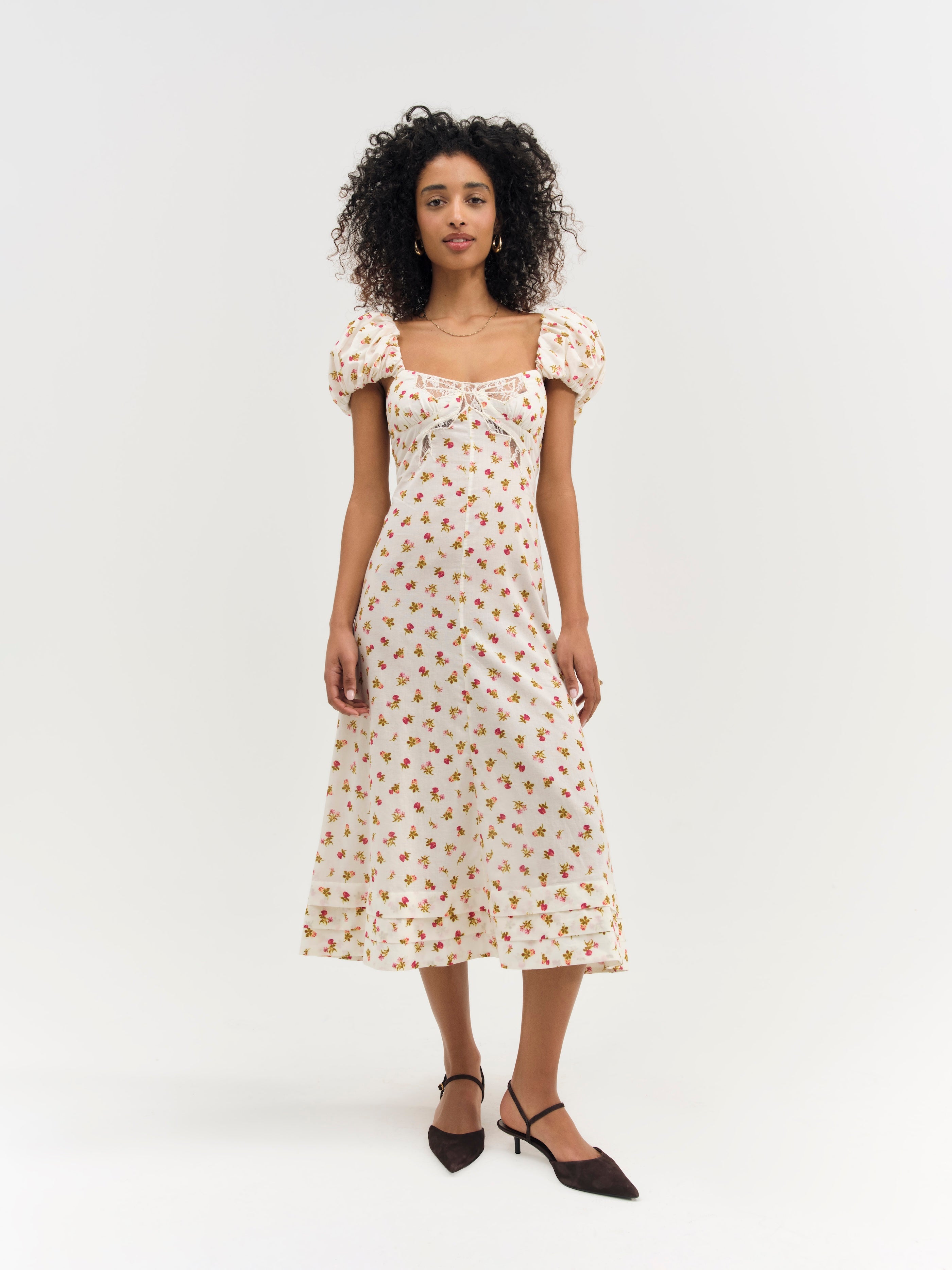 Adahlia Floral Midi Dress