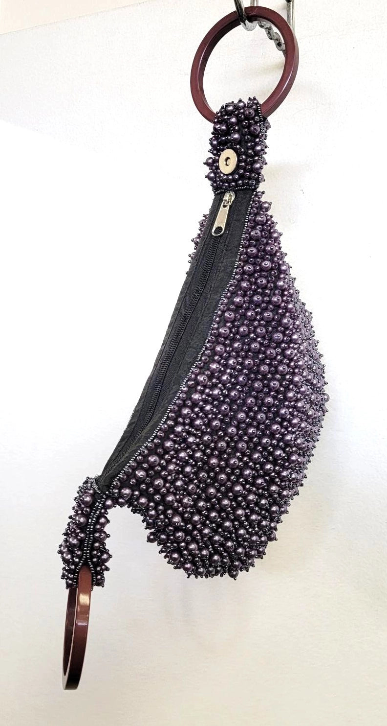 Beaded Pearl Wristlet