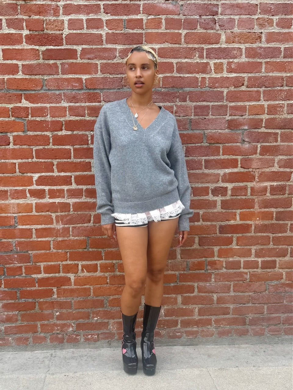Lou V Neck Sweater