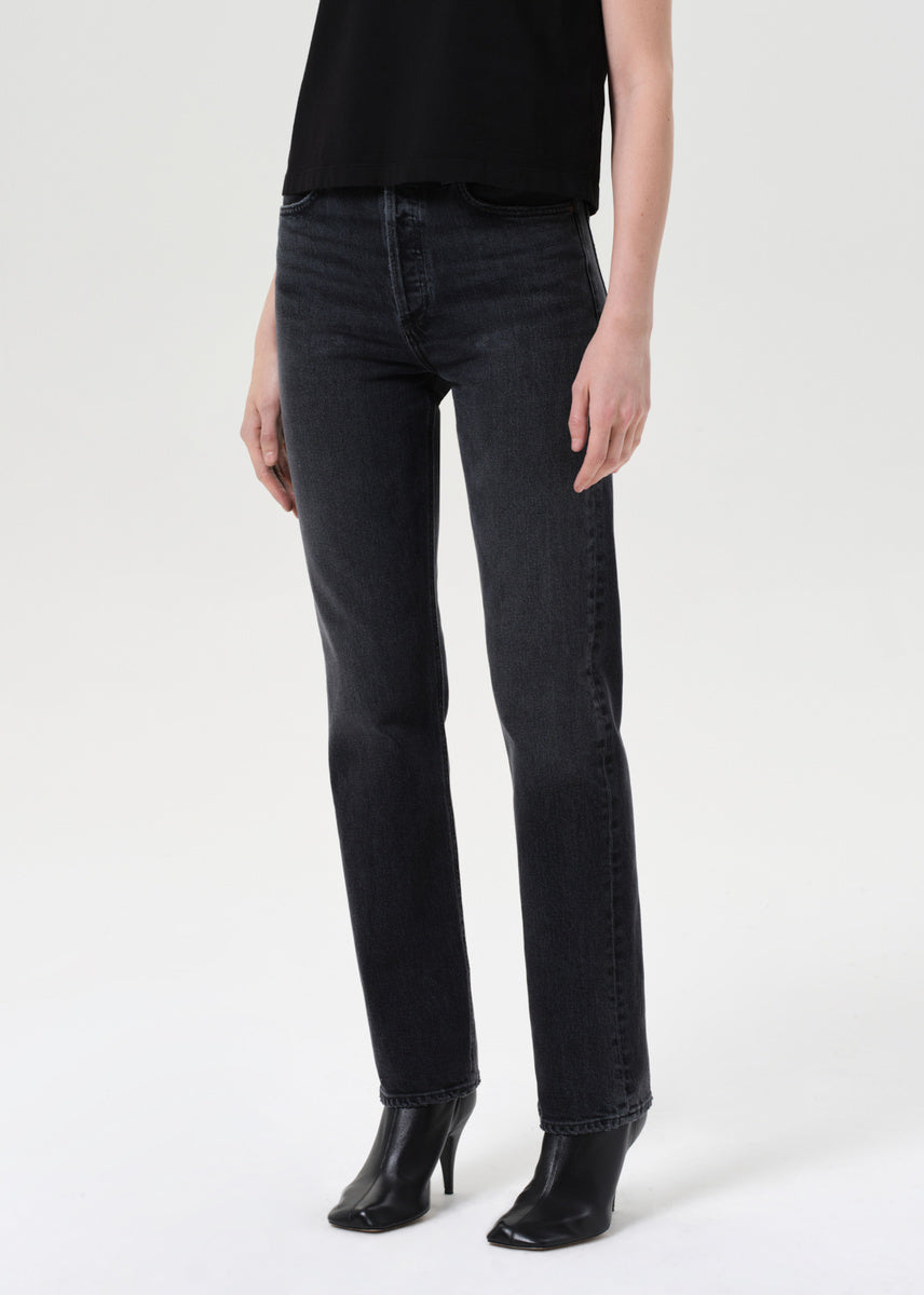 90s Pinch Waist Long Jean