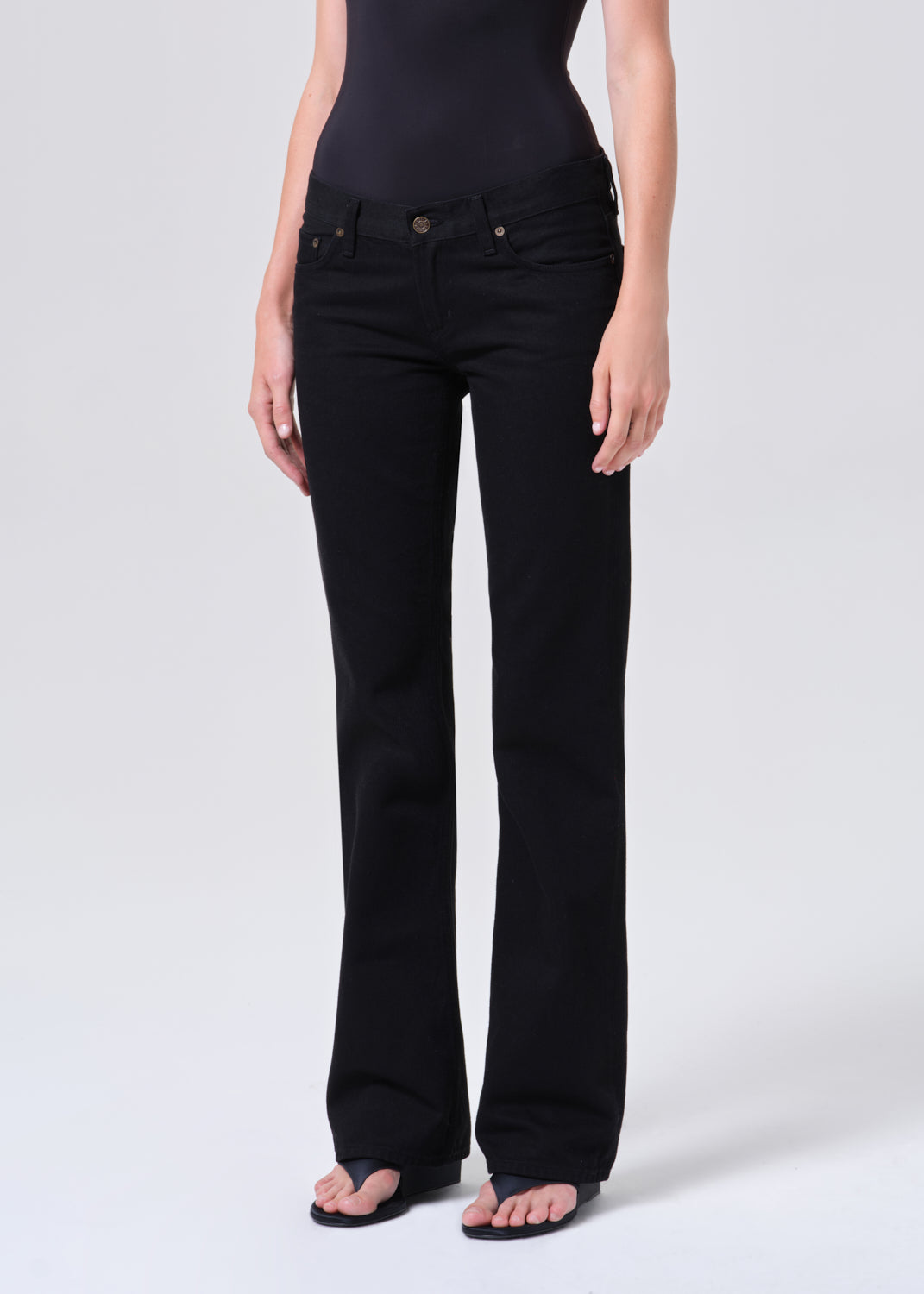 Low Rise Boot Cut Jeans