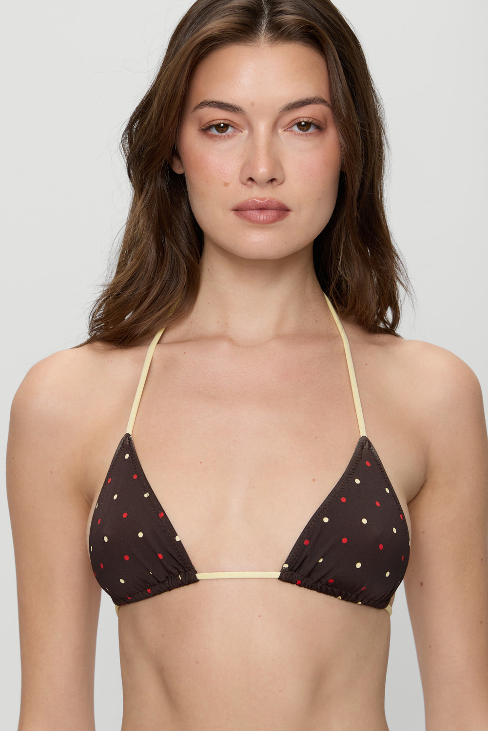 Nick Satin Bikini Top
