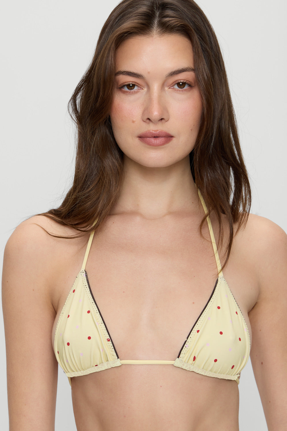 Nick Satin Bikini Top