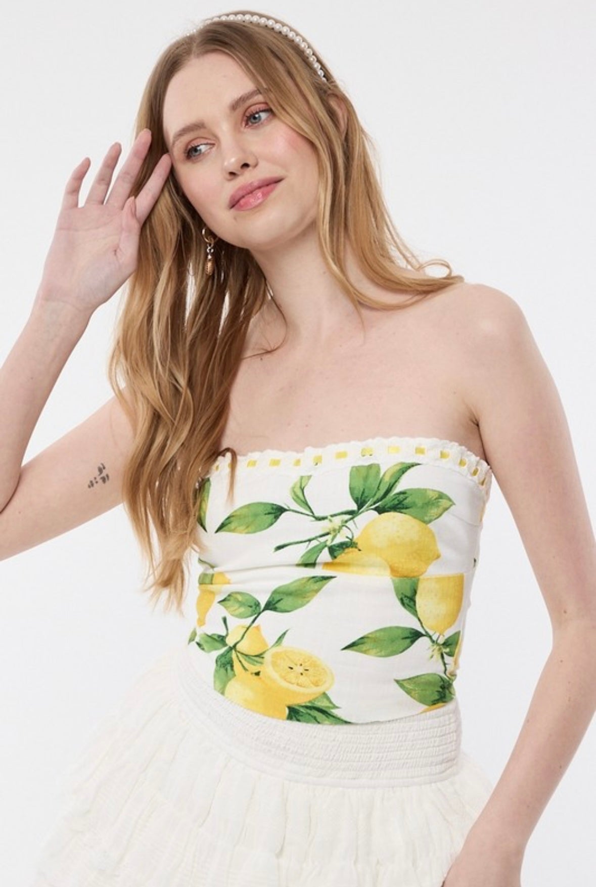 Lovely Lemon Tube Top