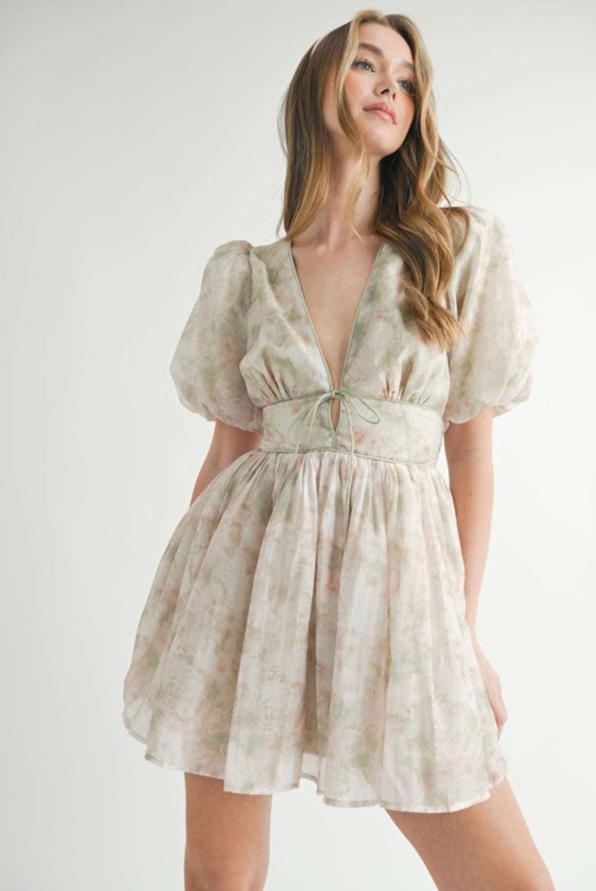 Claudette Puff Dress