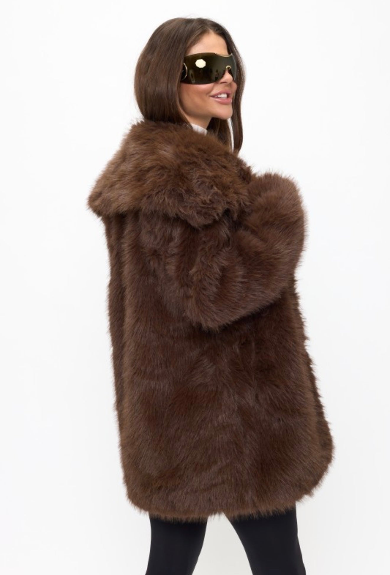 Main Character Faux Fur Coat