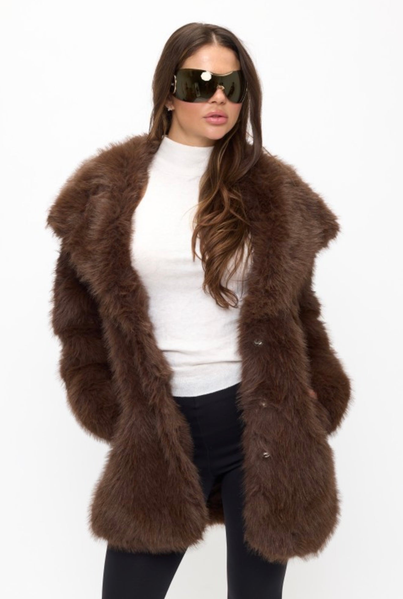 Main Character Faux Fur Coat
