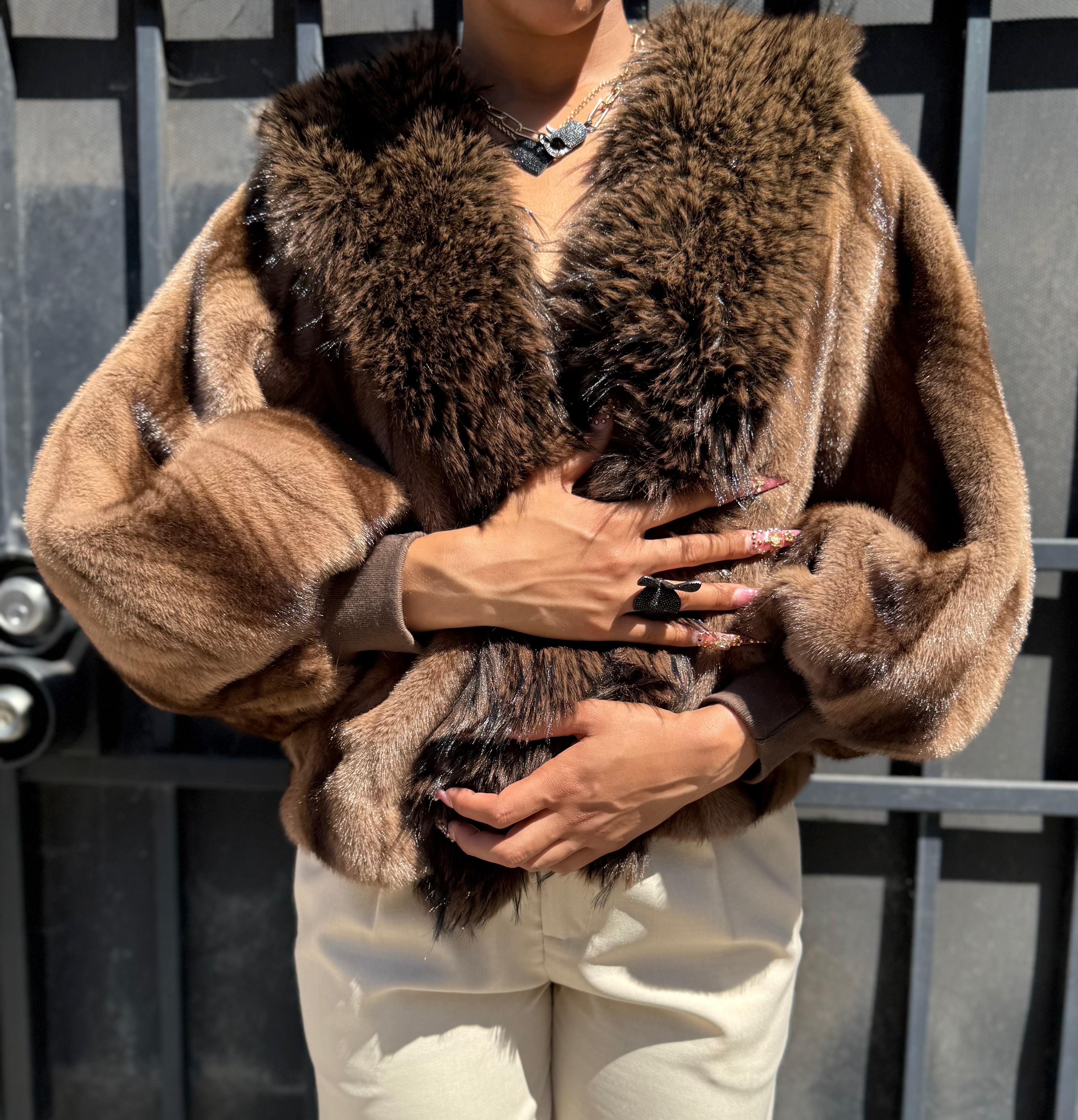 Sigourney Faux Fur Coat