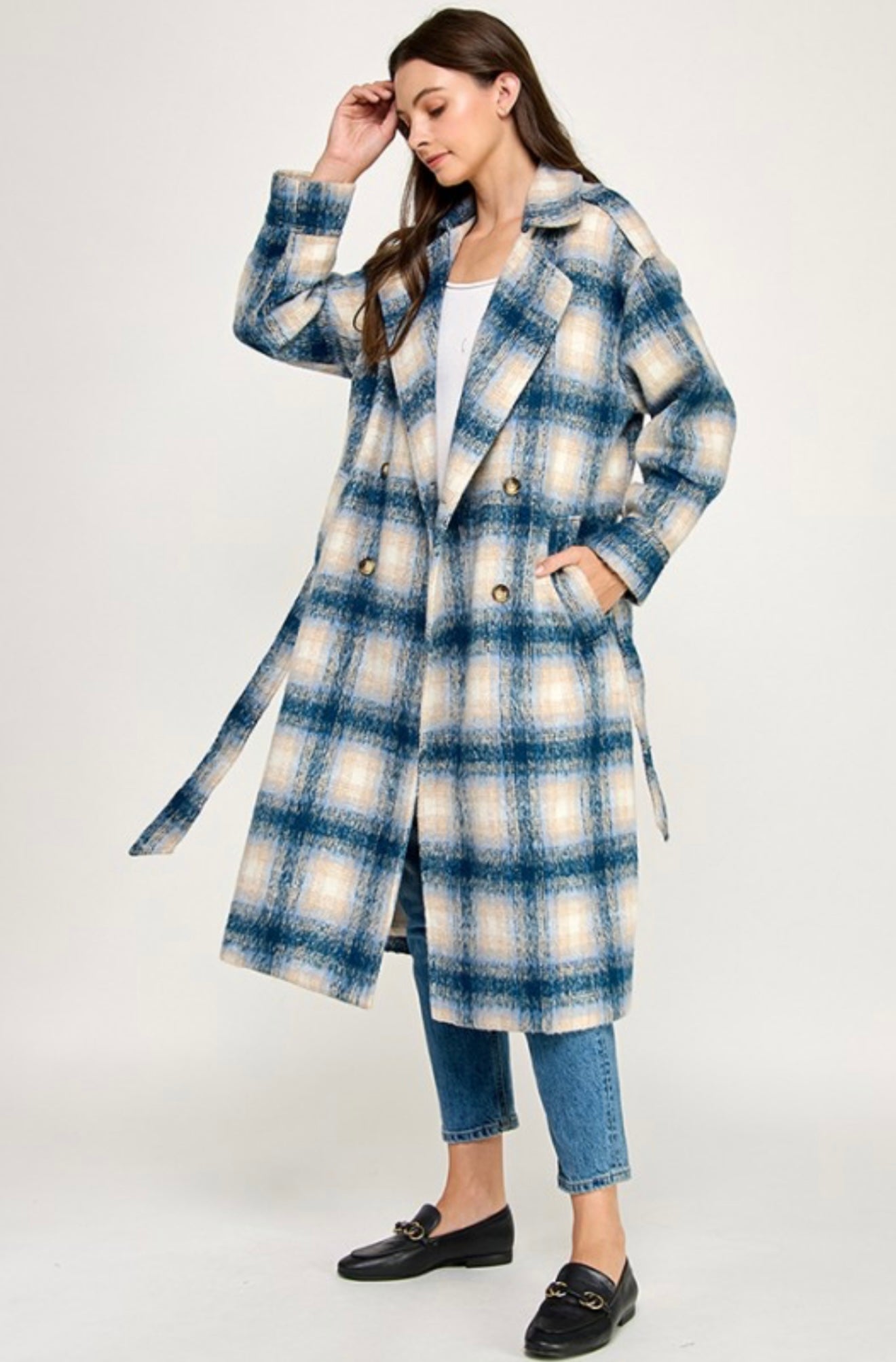 Jasper Plaid Coat
