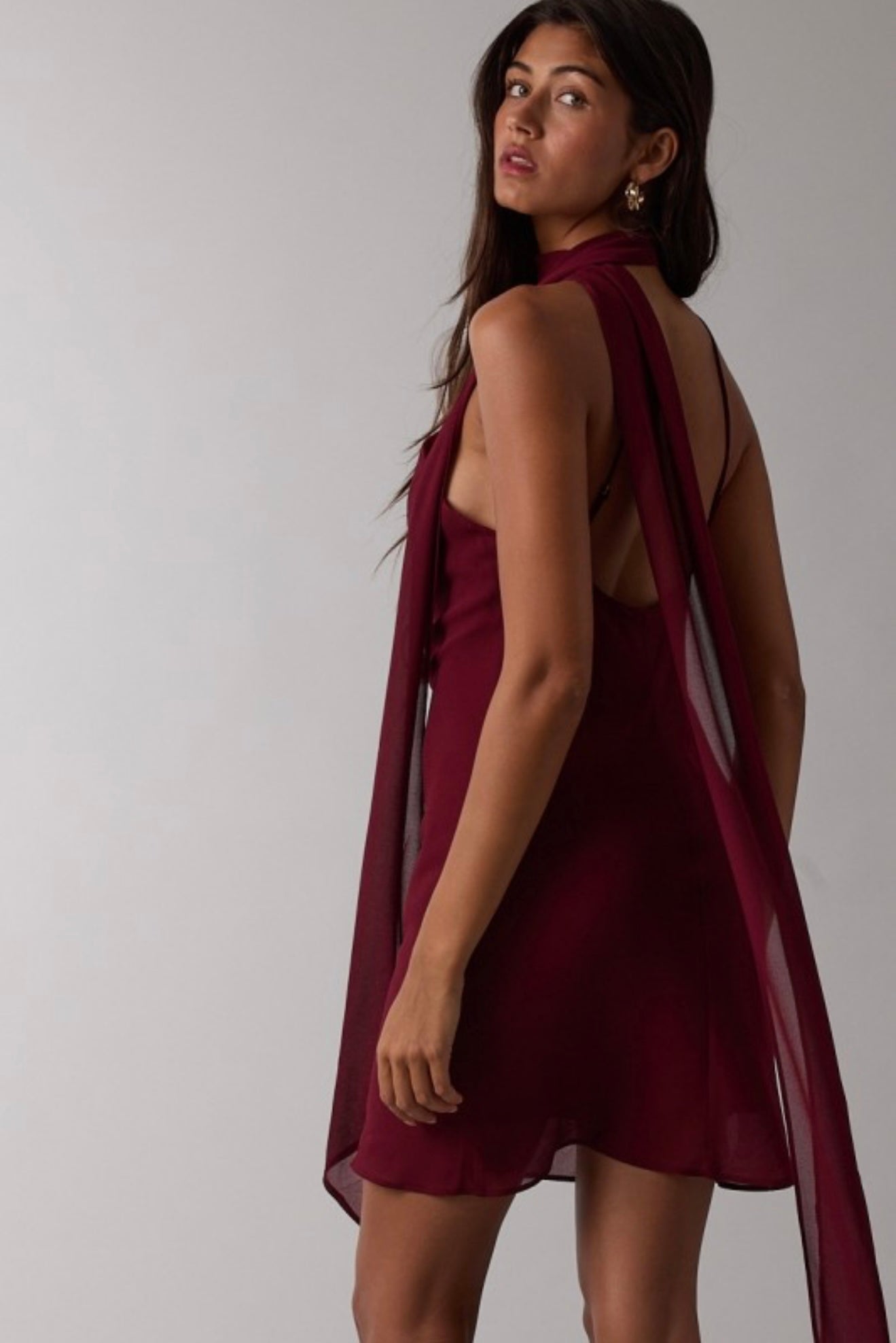 Raven Open Back Dress