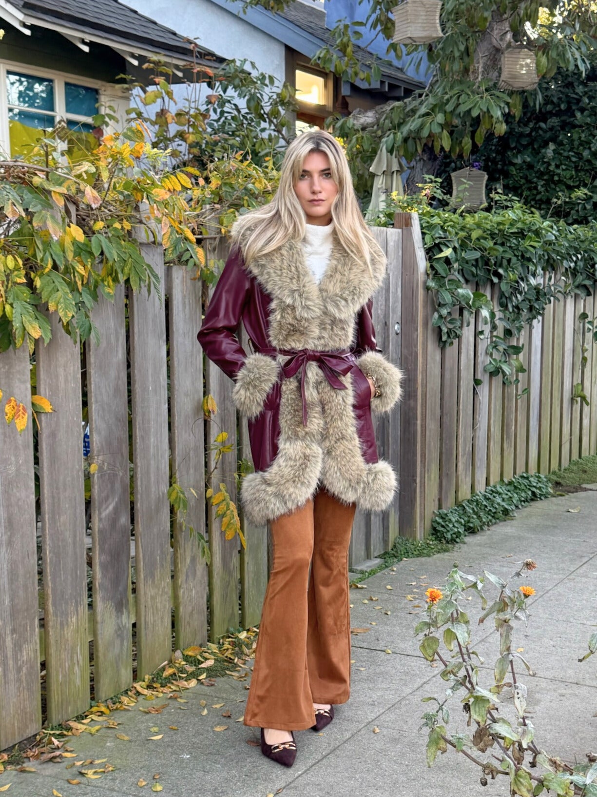 Marisa Fur Trimmed Coat