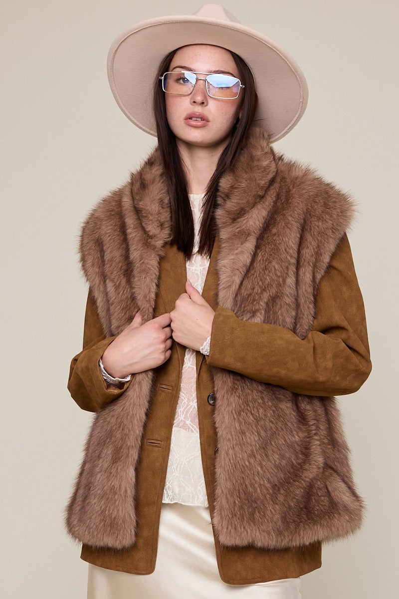 Maev Faux Fur Vest
