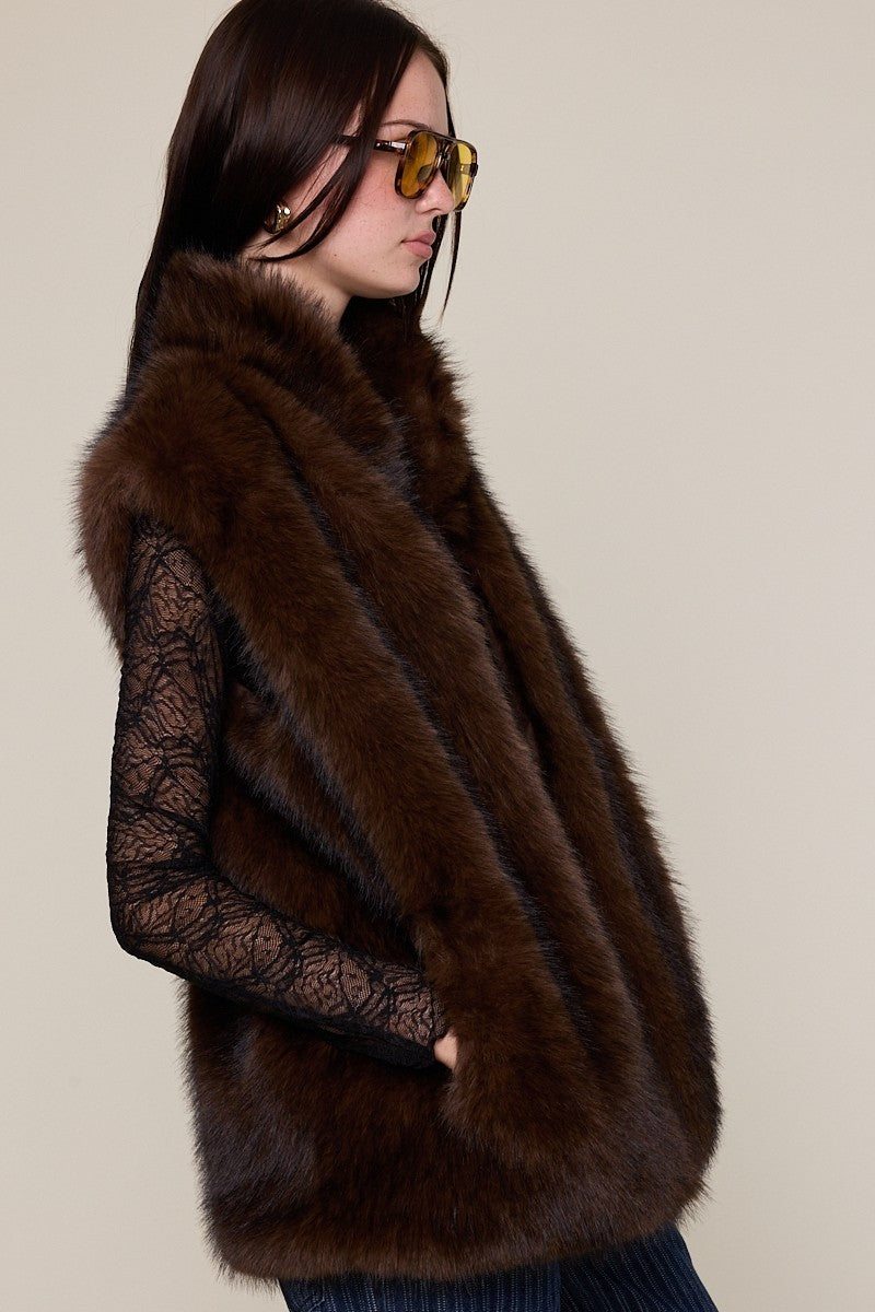Kimberly Faux Fur Vest
