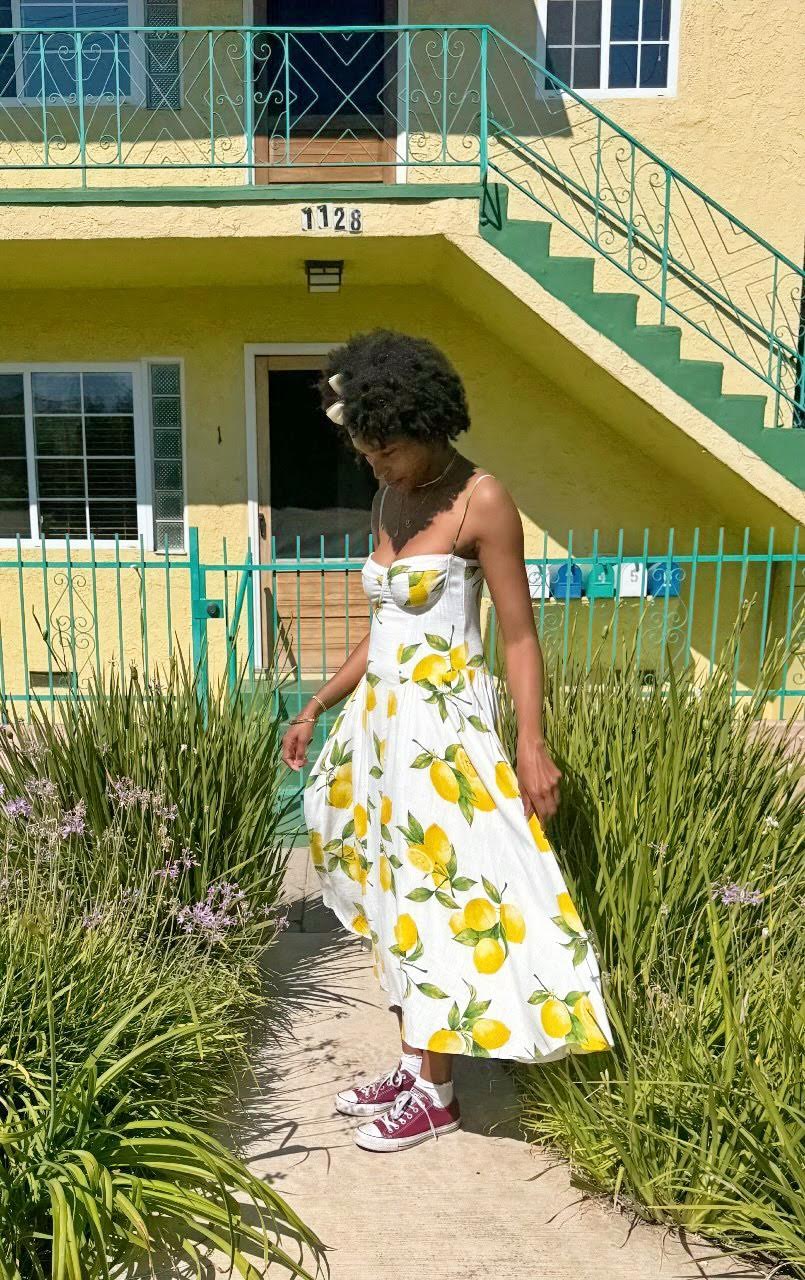 Drink In the Sunshine Midi Dress