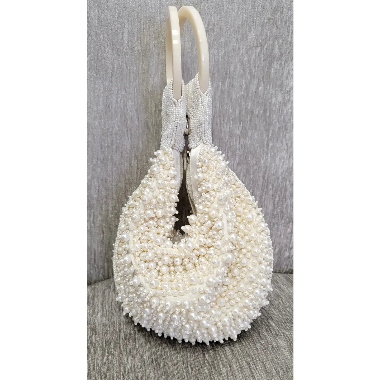 Beaded Pearl Wristlet
