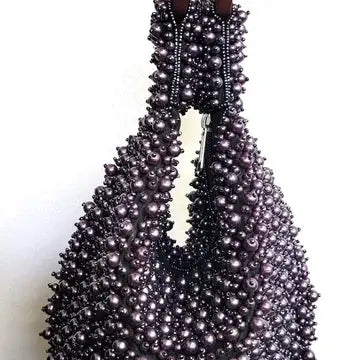 Beaded Pearl Wristlet