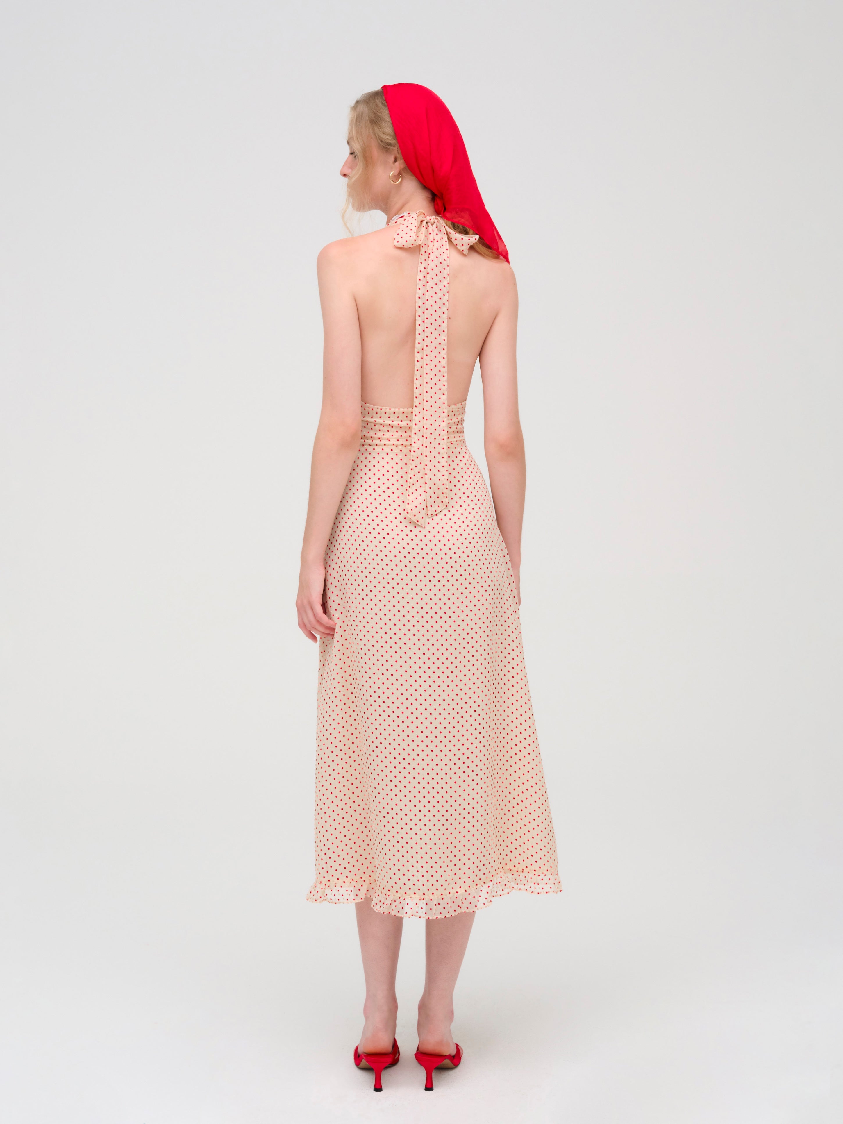 Love Dot Midi Dress