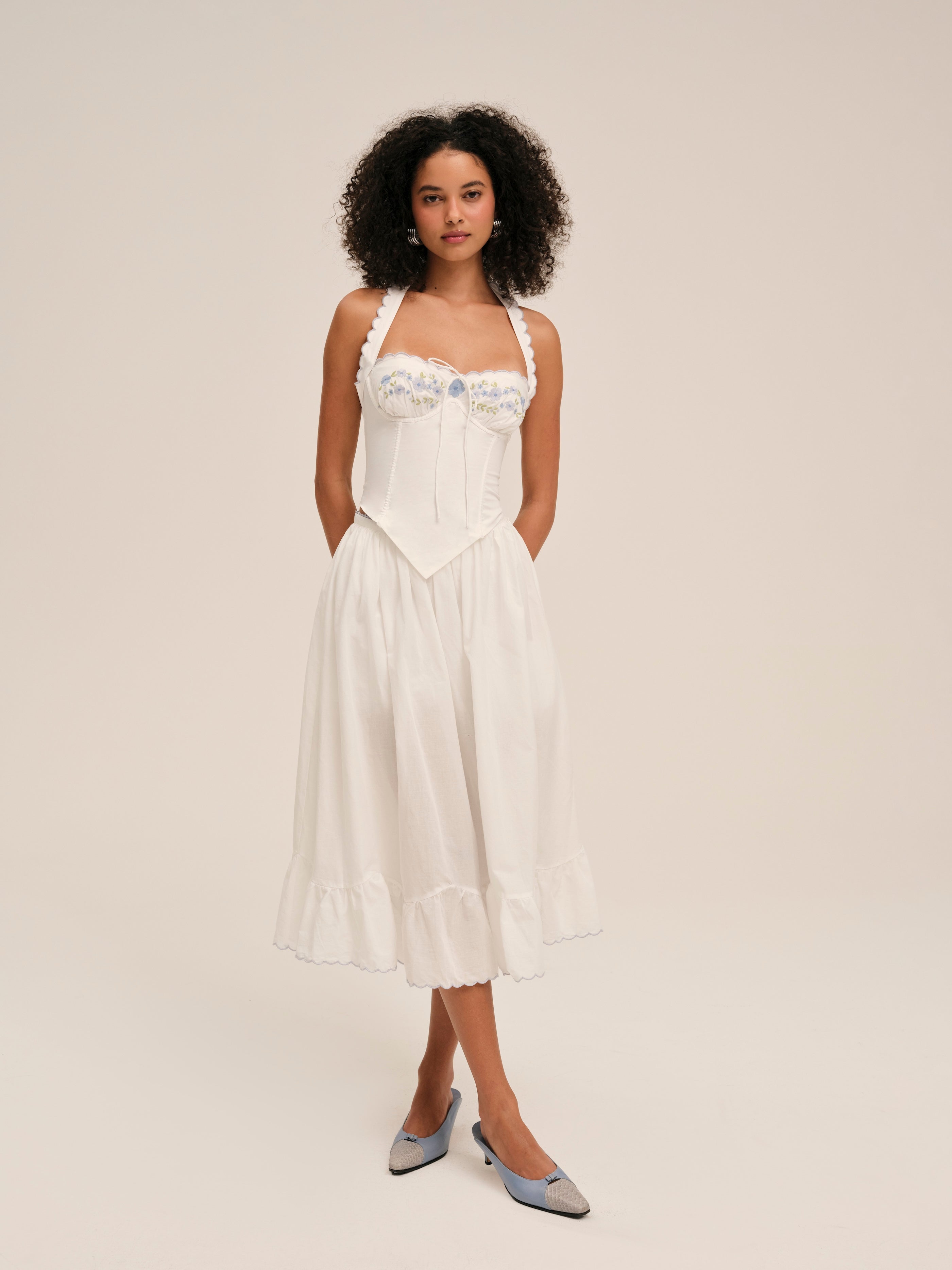 Tea Time Poplin Bustier