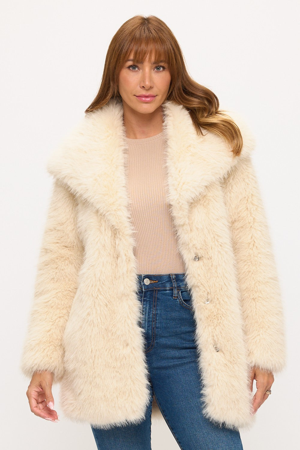 Main Character Faux Fur Coat