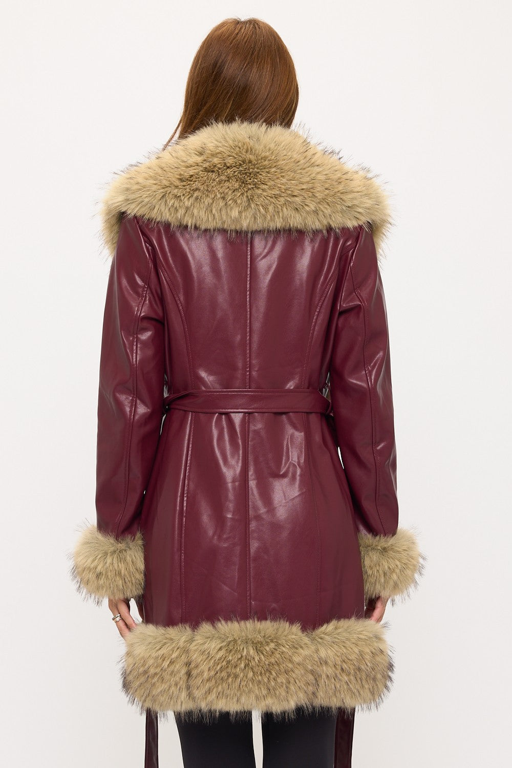 Marisa Fur Trimmed Coat