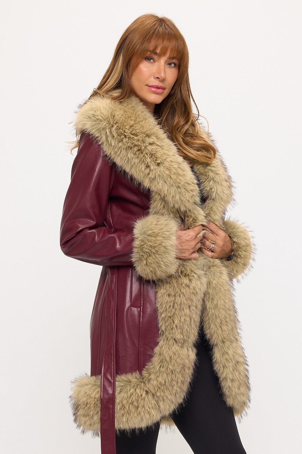 Marisa Fur Trimmed Coat