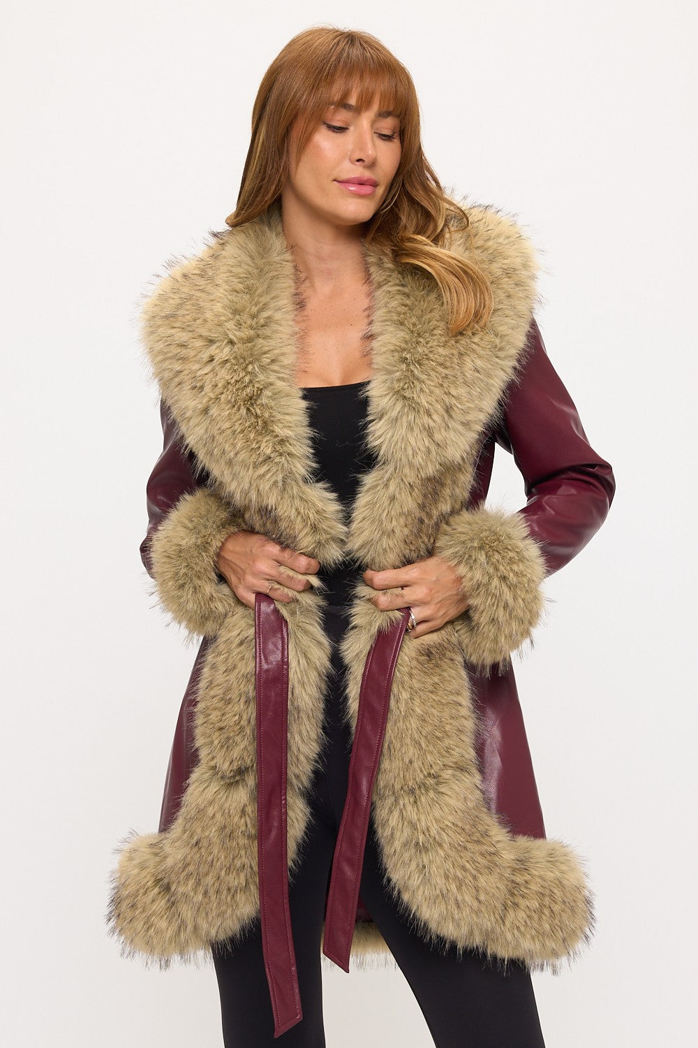 Marisa Fur Trimmed Coat