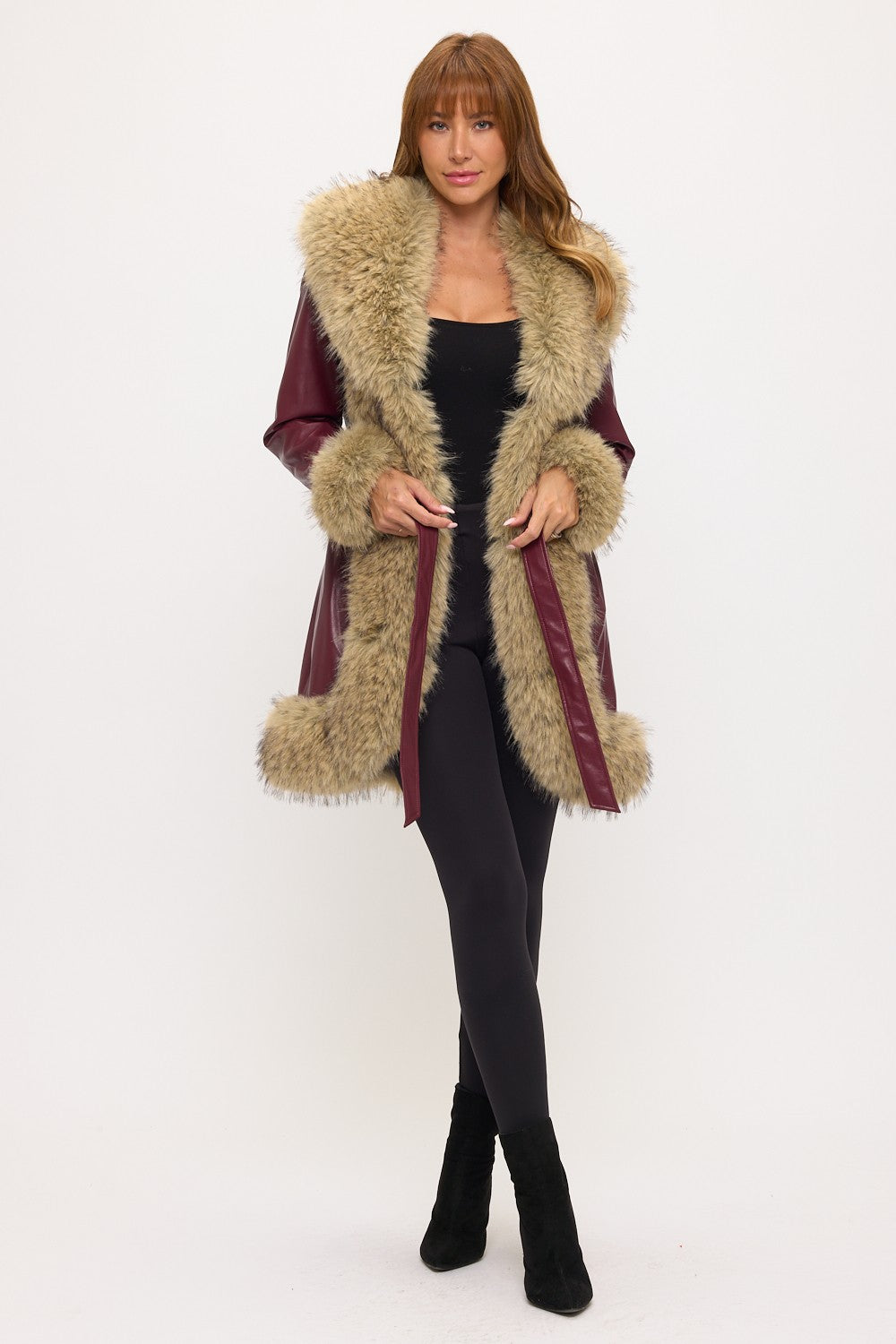 Marisa Fur Trimmed Coat