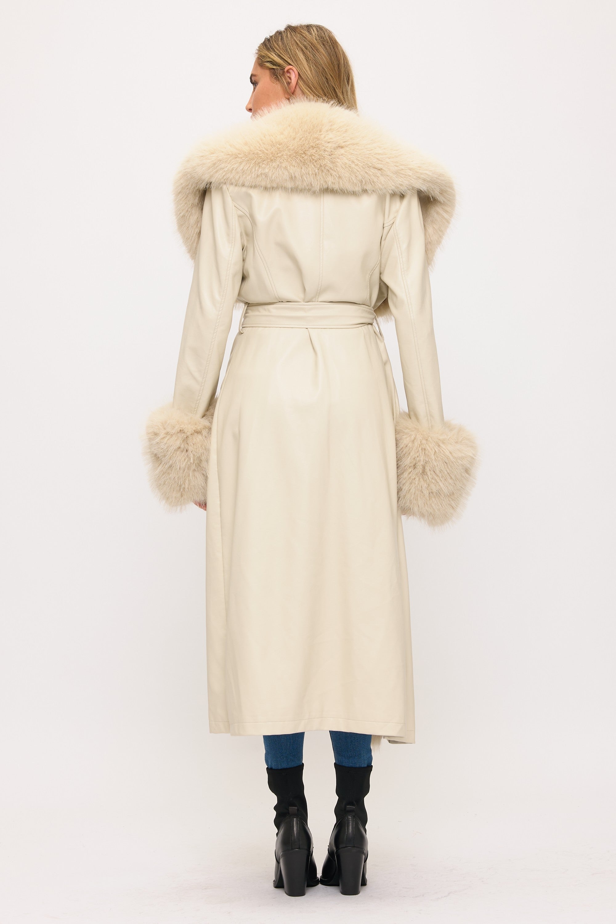 Sinclair Fur Trimmed Coat