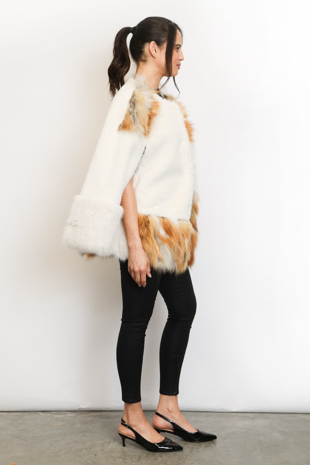 Juno Faux Fur Cape