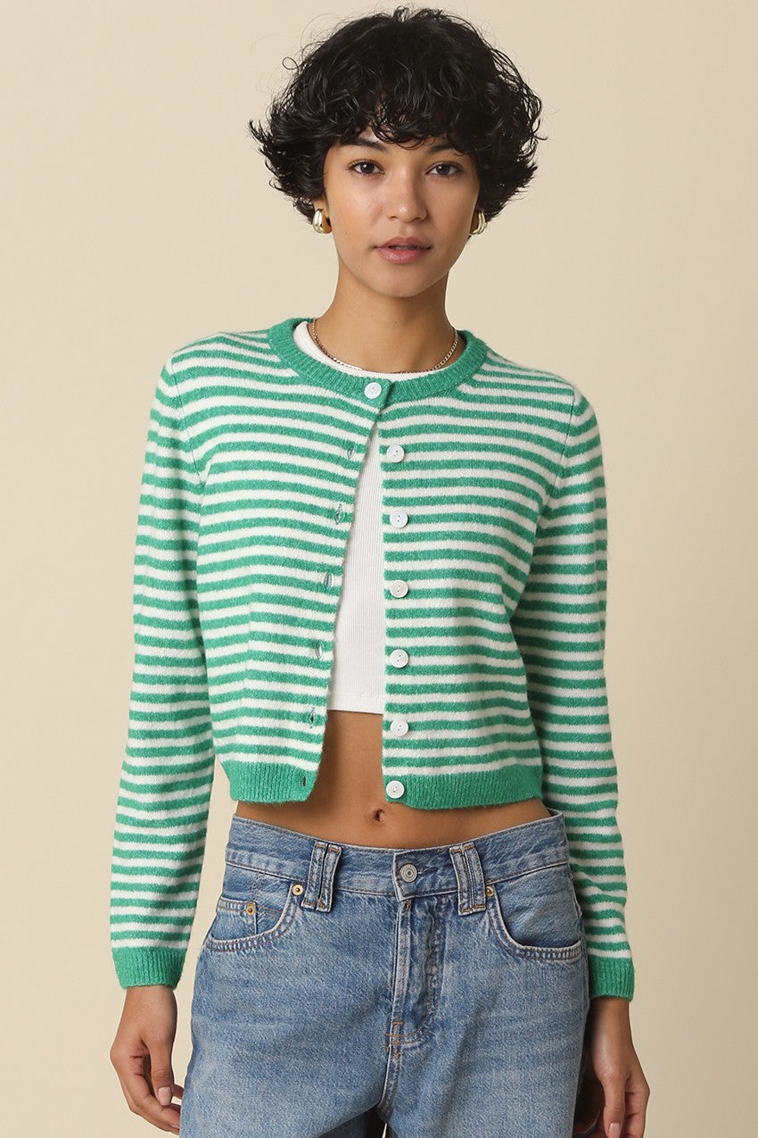 Moni Striped Cardigan