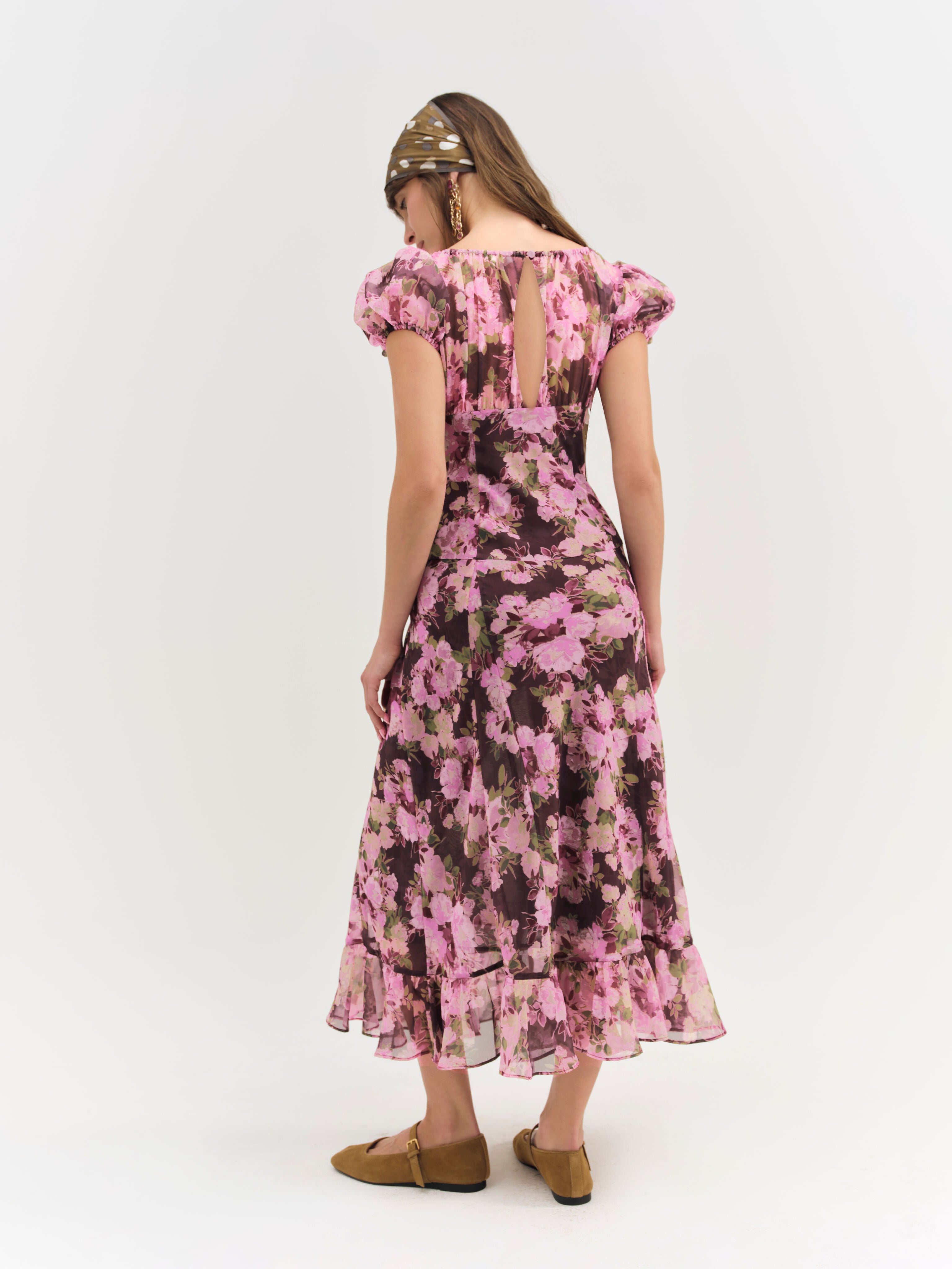 Adeline Floral Midi Dress