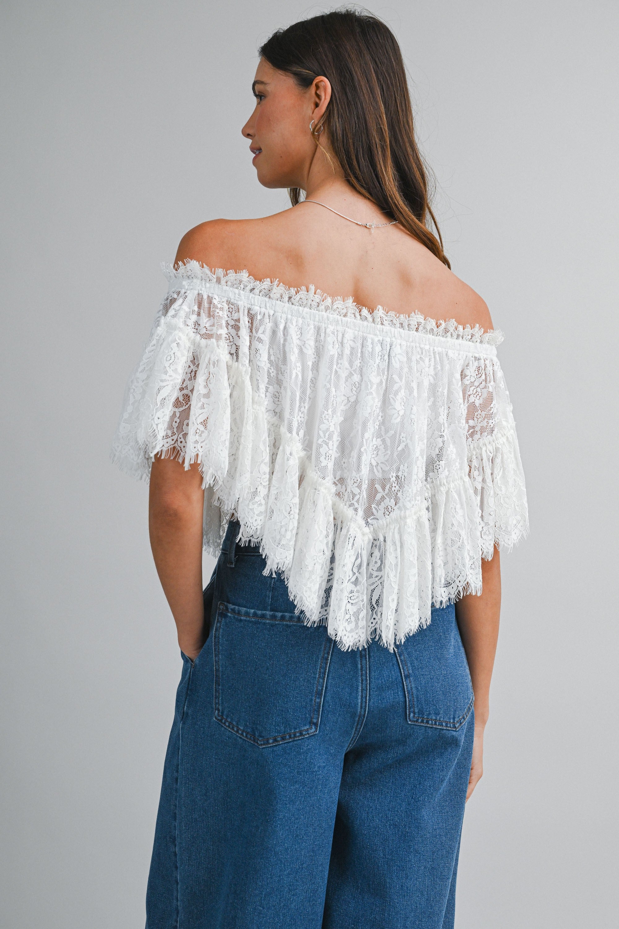 Corinne Lace Top