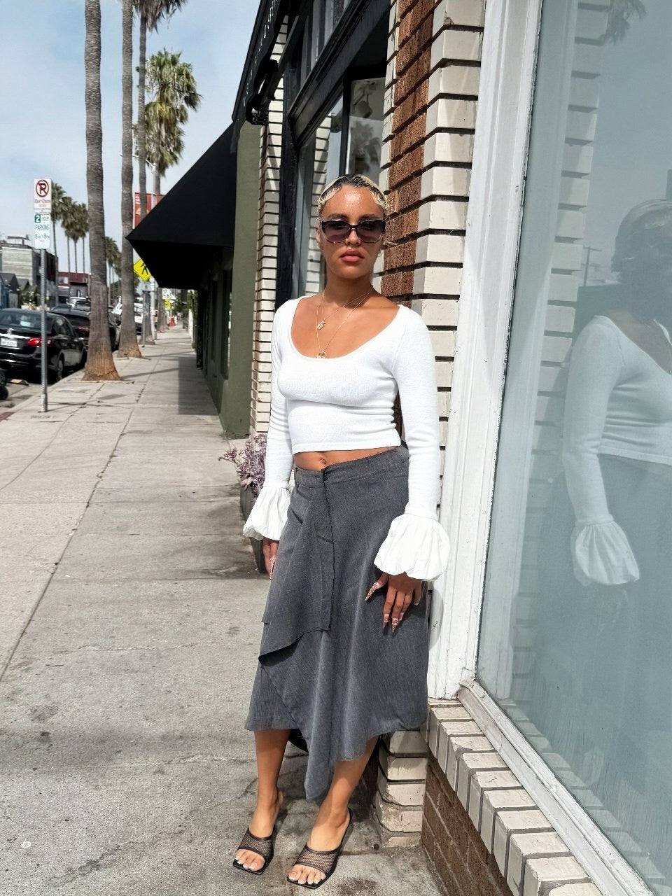 Lily Bubble Sleeve Top