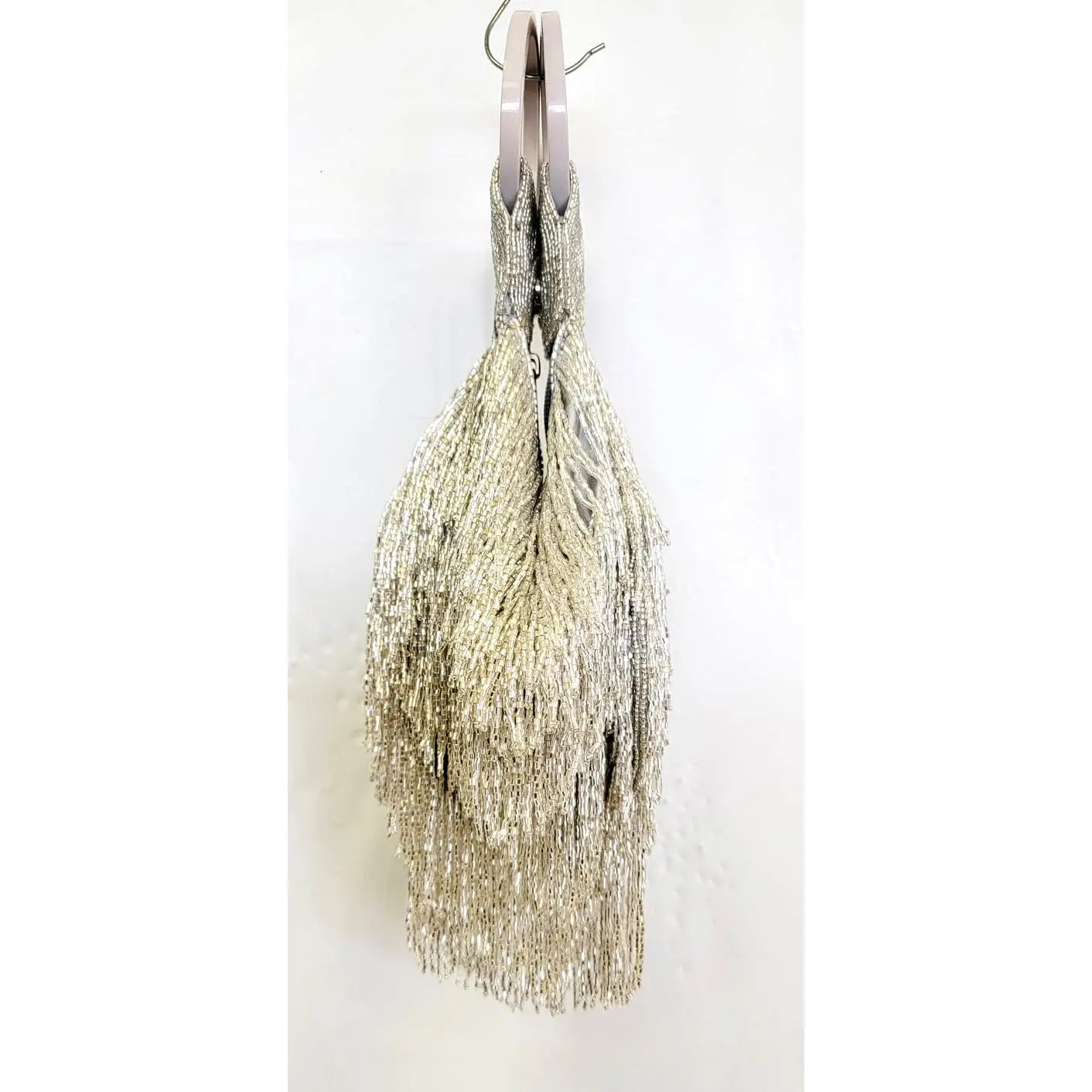 Beaded Fringe Wristlet Bag 0625
