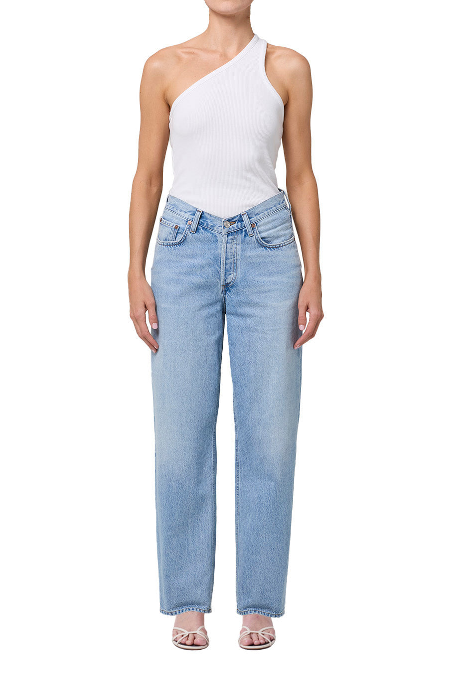V-Waist Baggy Jean