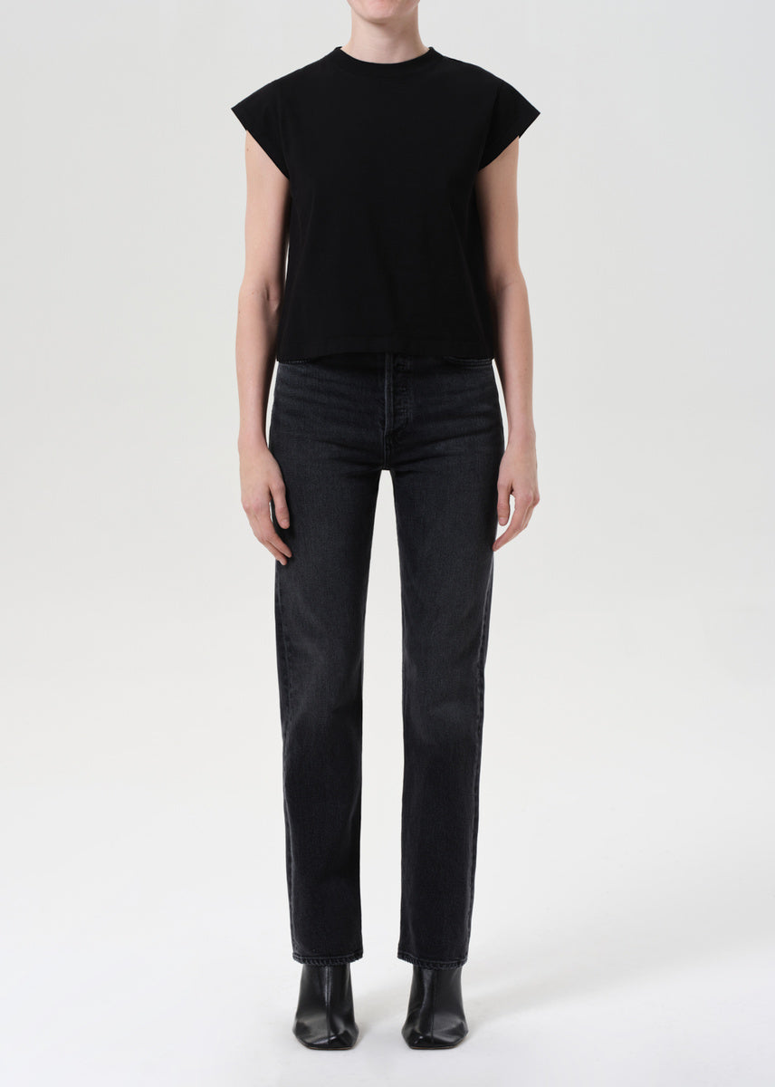 90s Pinch Waist Long Jean
