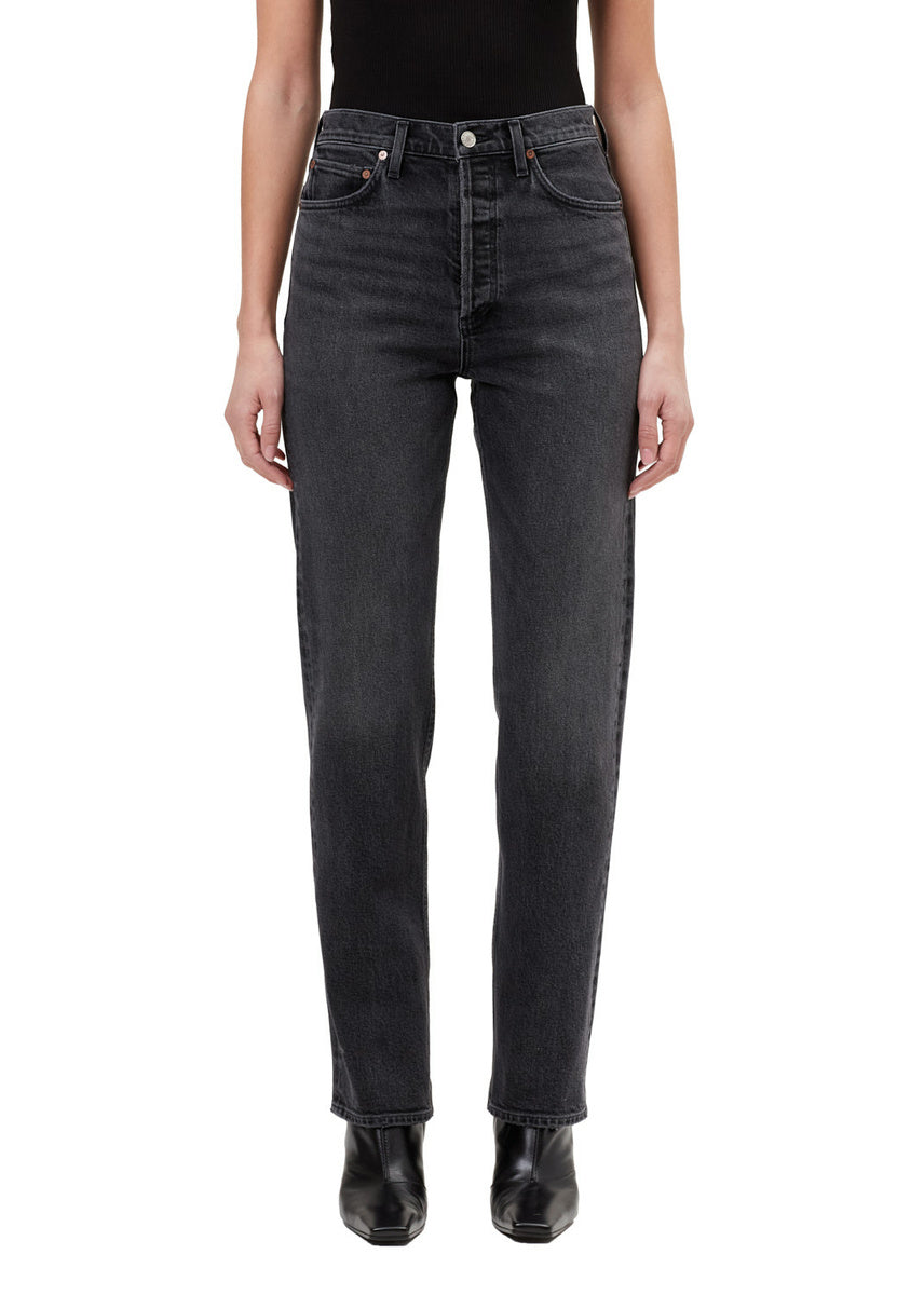 90s Pinch Waist Long Jean