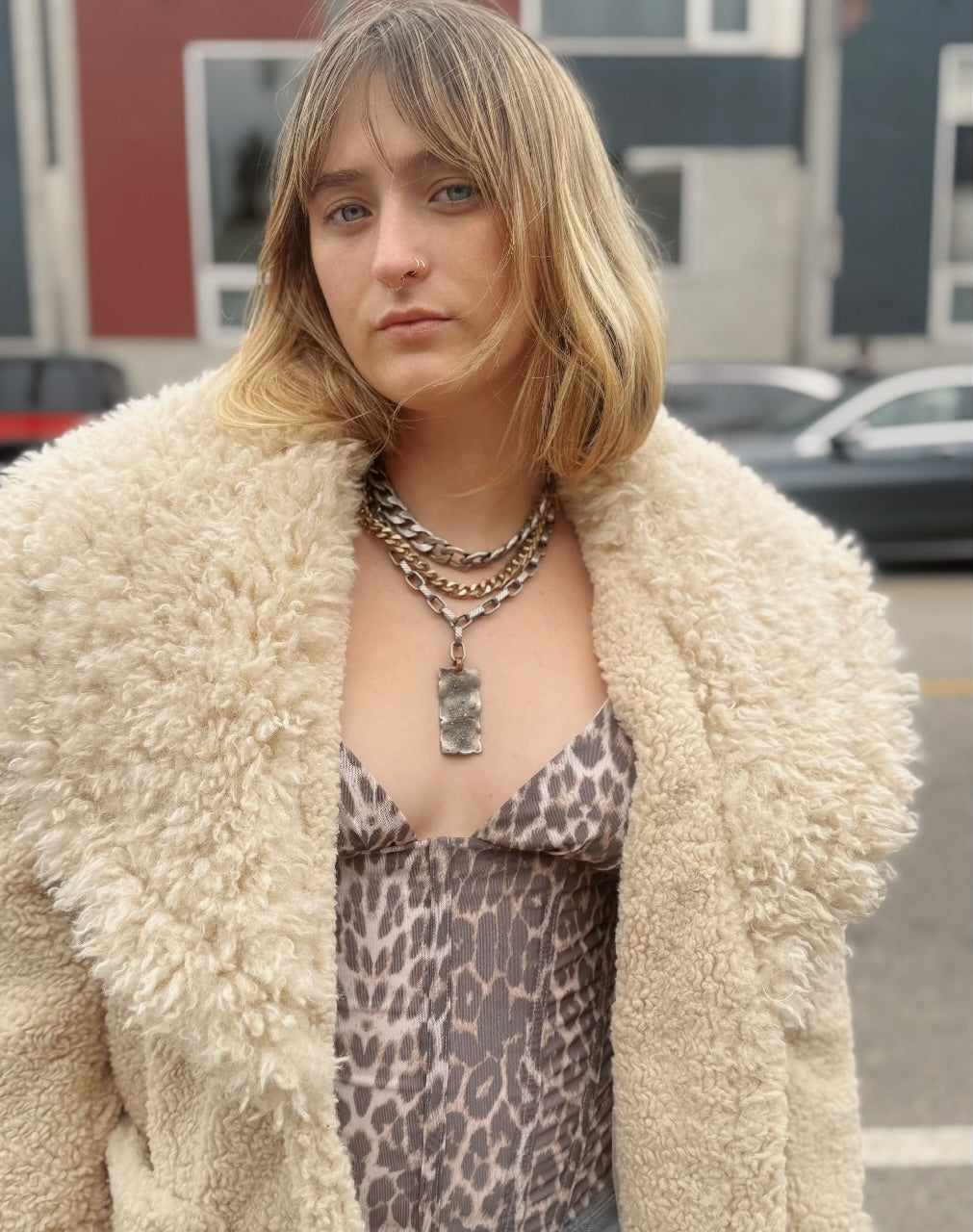 Meteoric Faux Fur Jacket