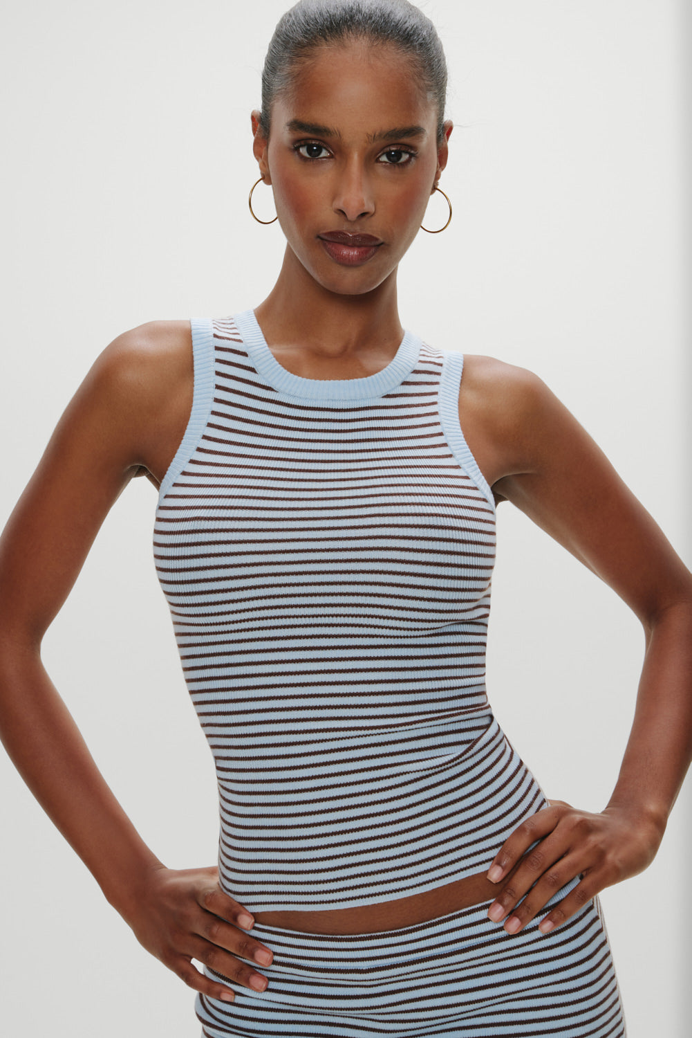 Montauk Stripe Cuddle Tank