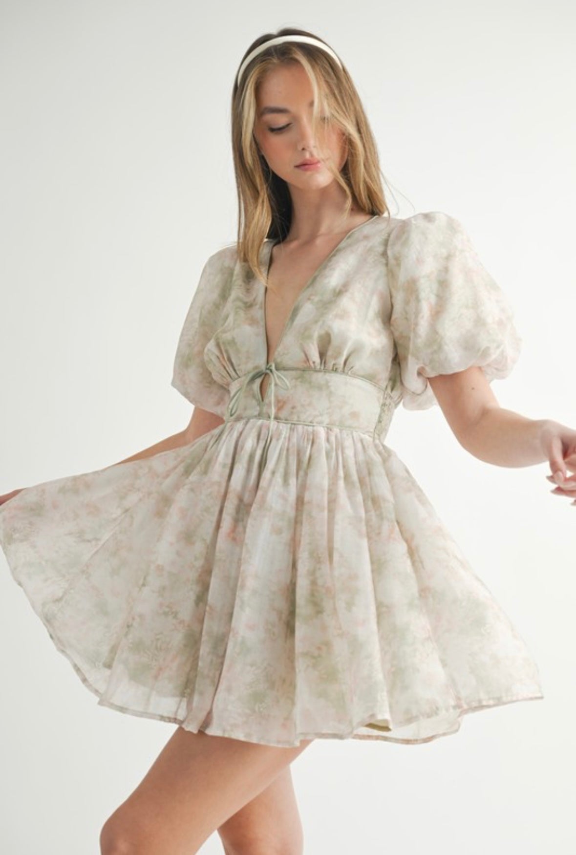 Claudette Puff Dress
