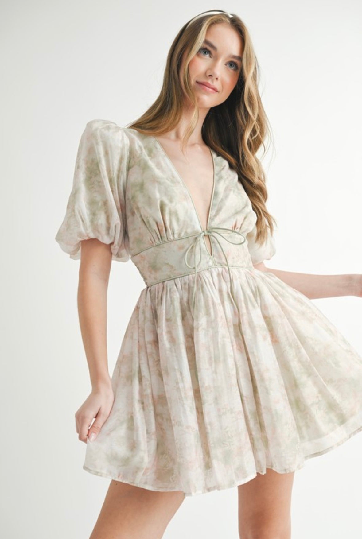 Claudette Puff Dress