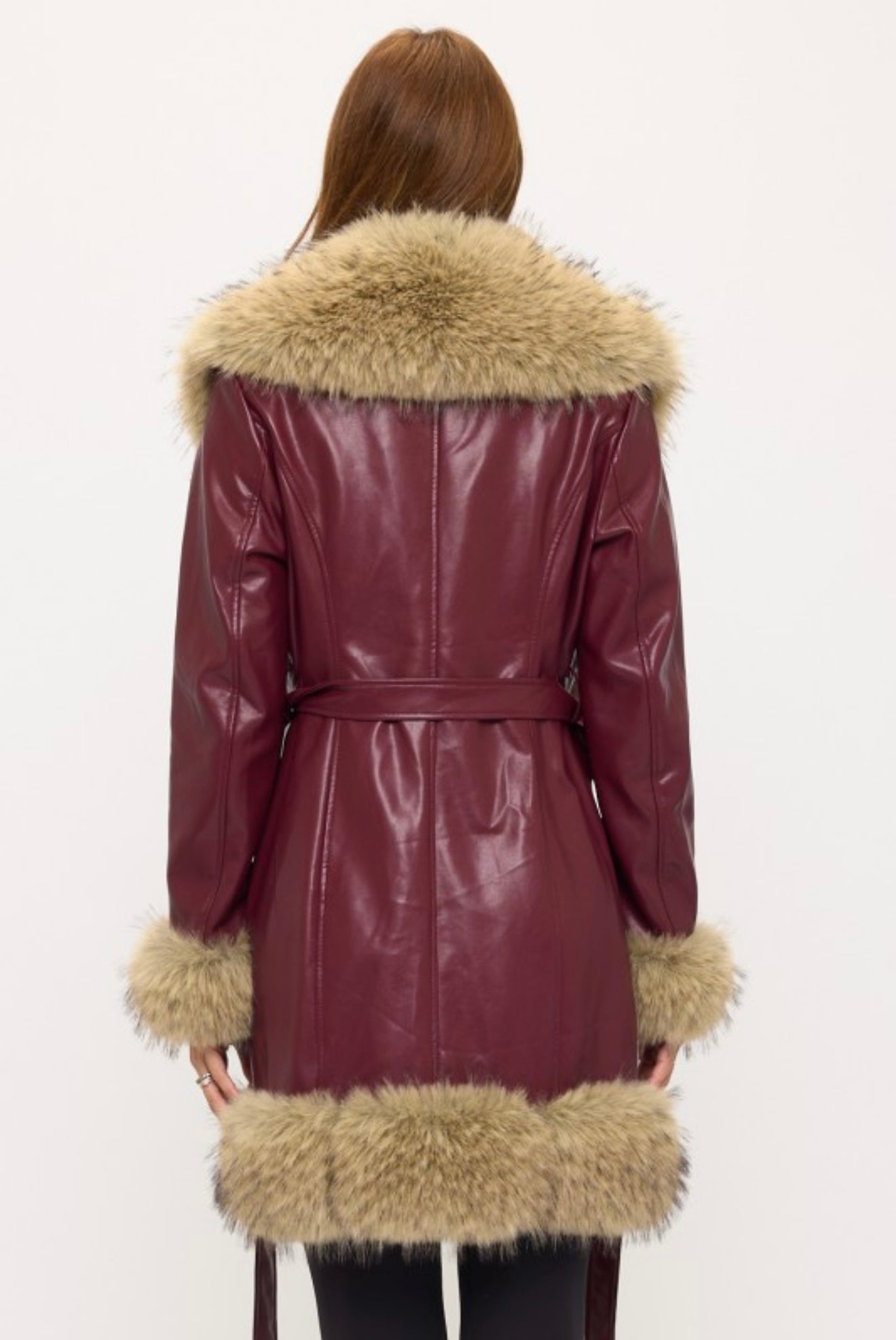 Ariana Fur Trimmed Coat