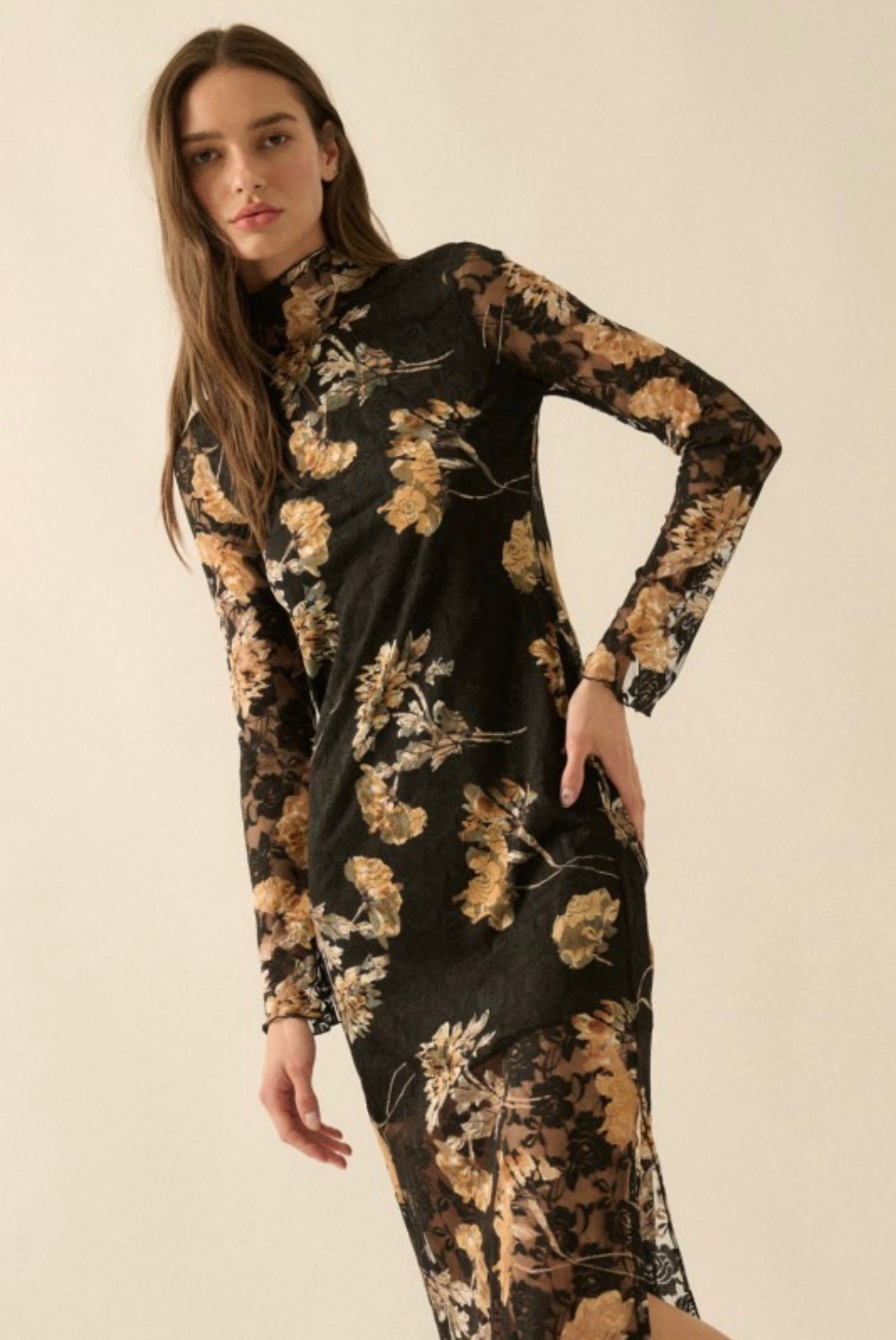 Mia Floral Maxi Dress