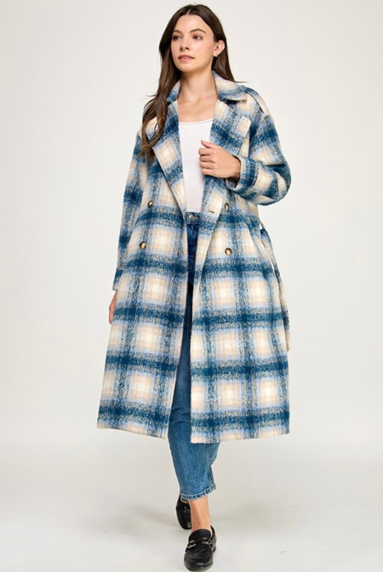 Jasper Plaid Coat