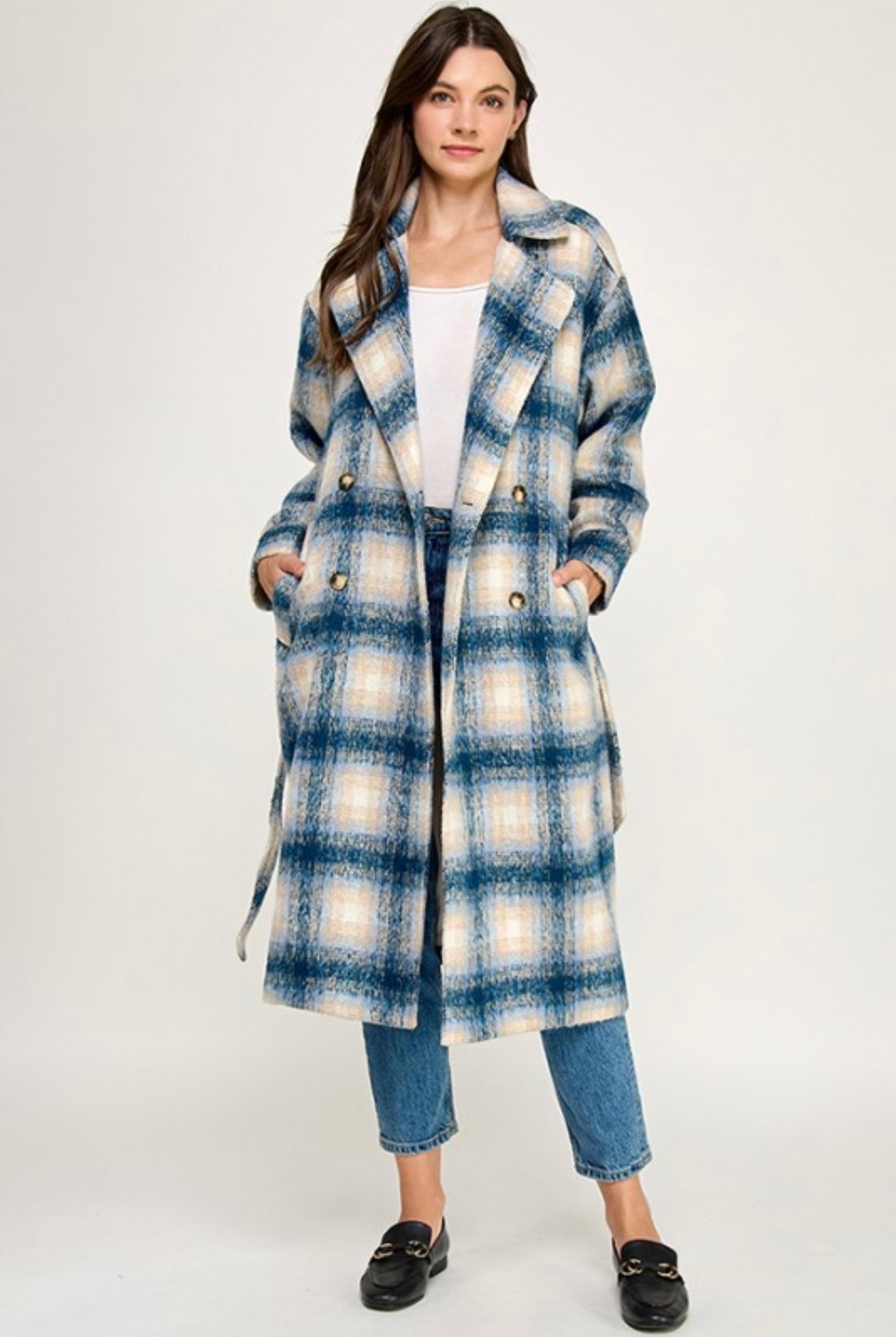 Jasper Plaid Coat