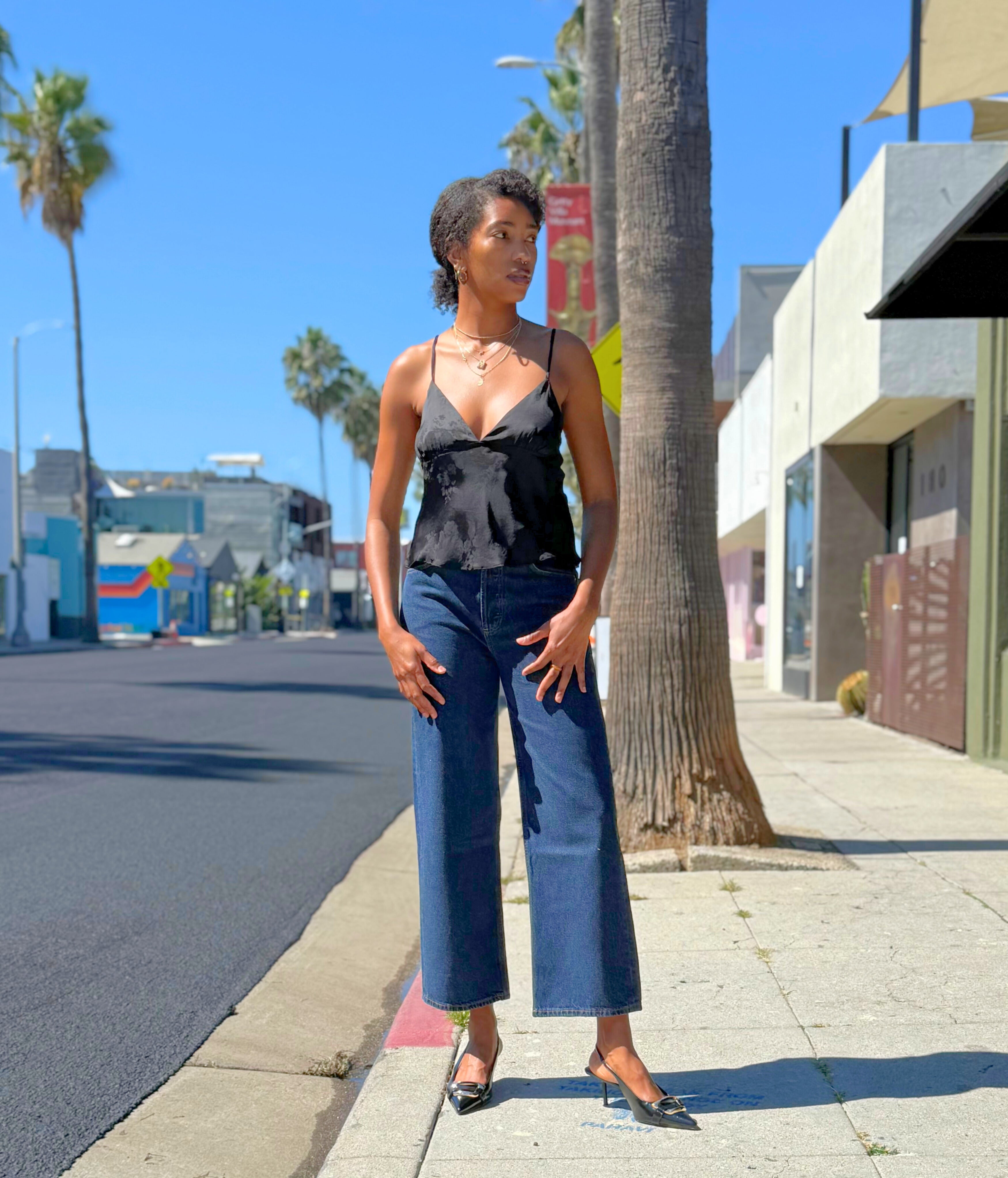 Ren High Rise Wide Leg Jean