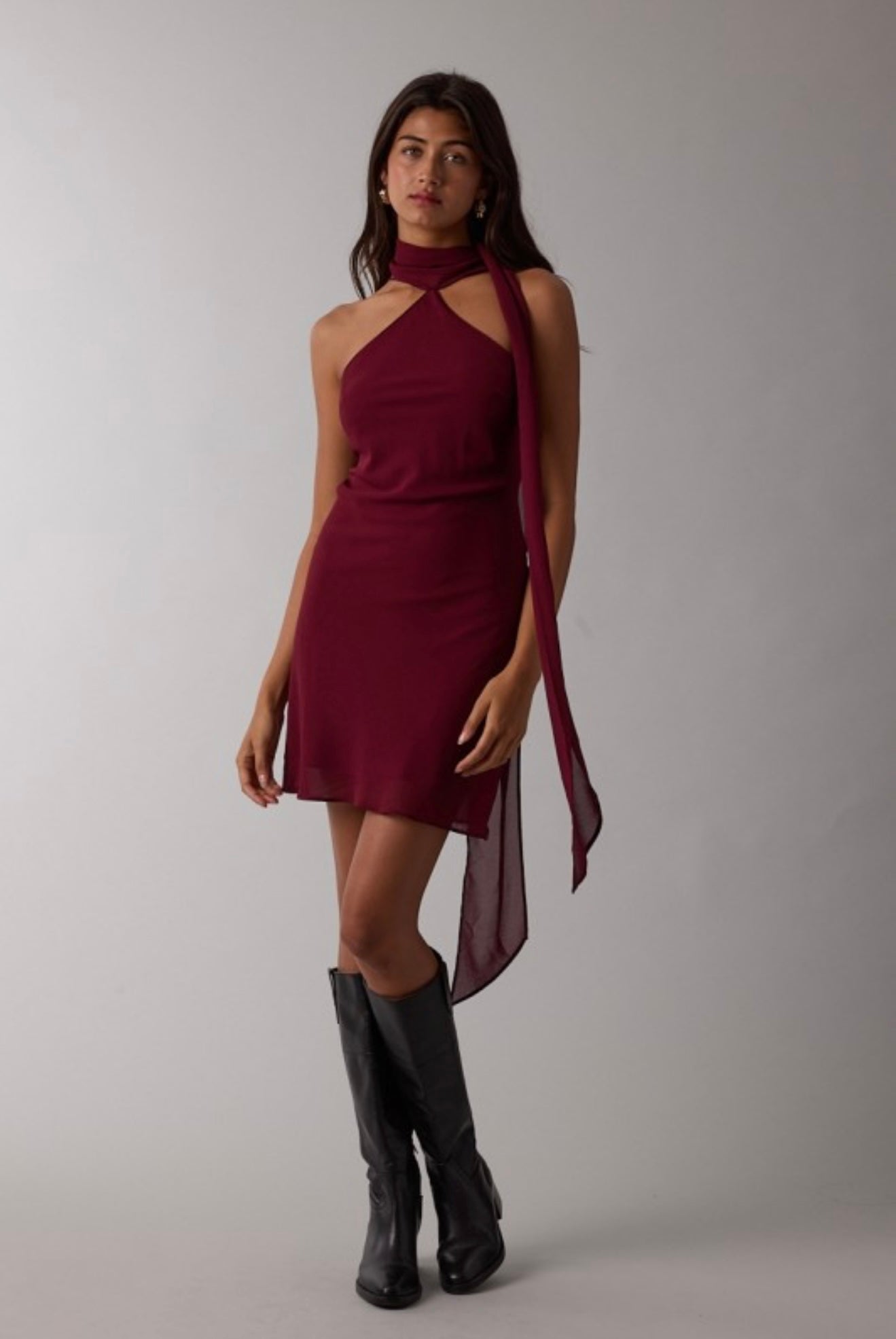 Raven Open Back Dress