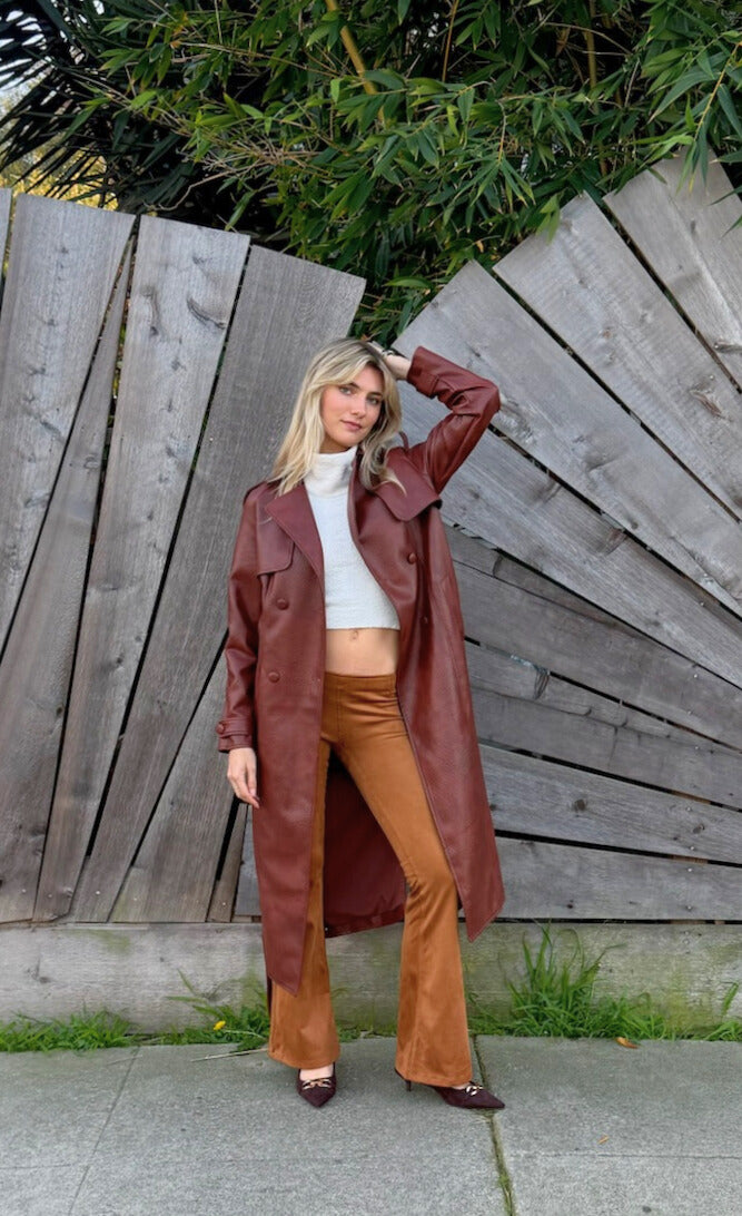 Piccadilly Vegan Leather Trench